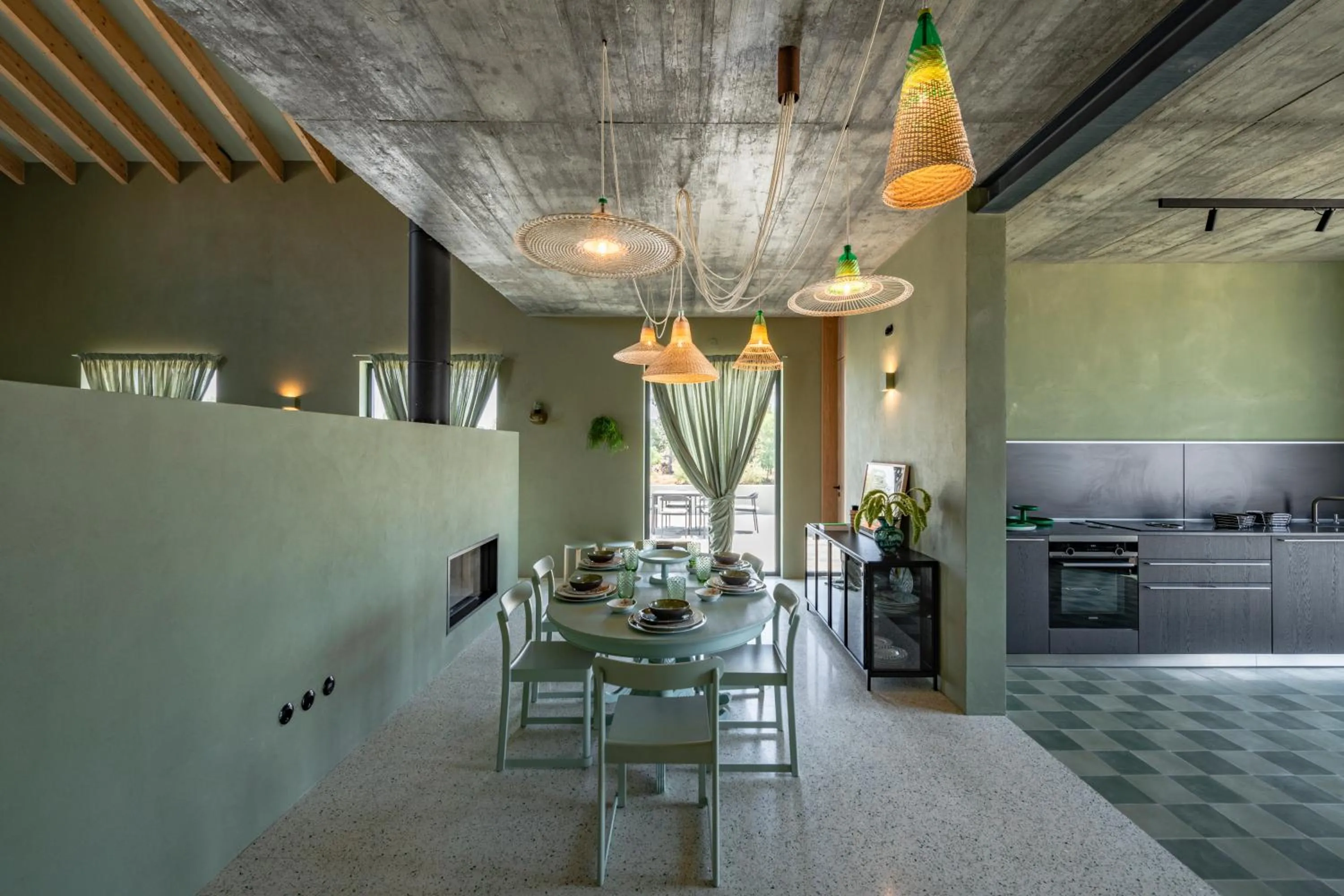 Communal kitchen in Herdade da Malhadinha Nova - Relais & Châteaux