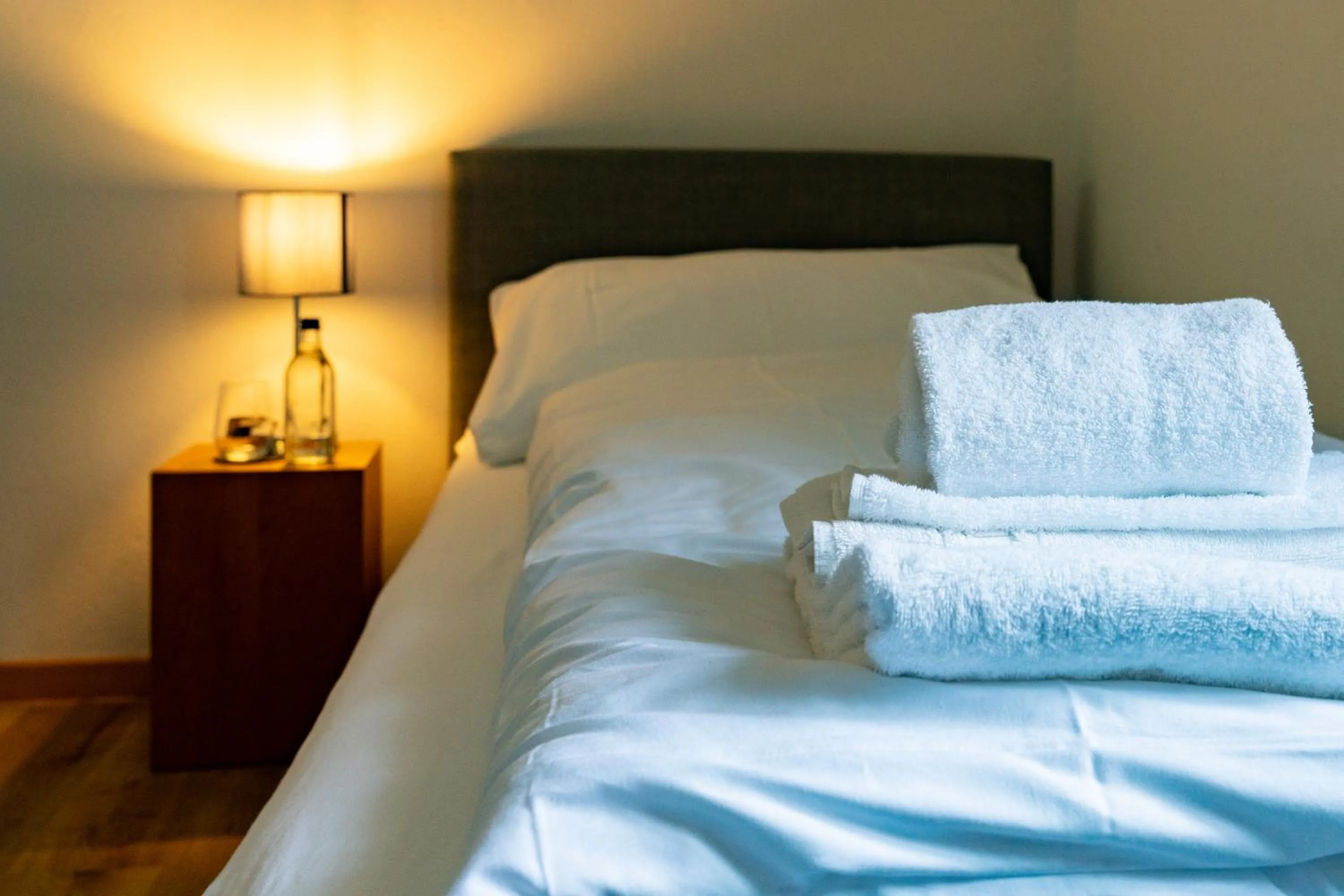 Photo of the whole room, Bed in Hotel Restaurant Simplon