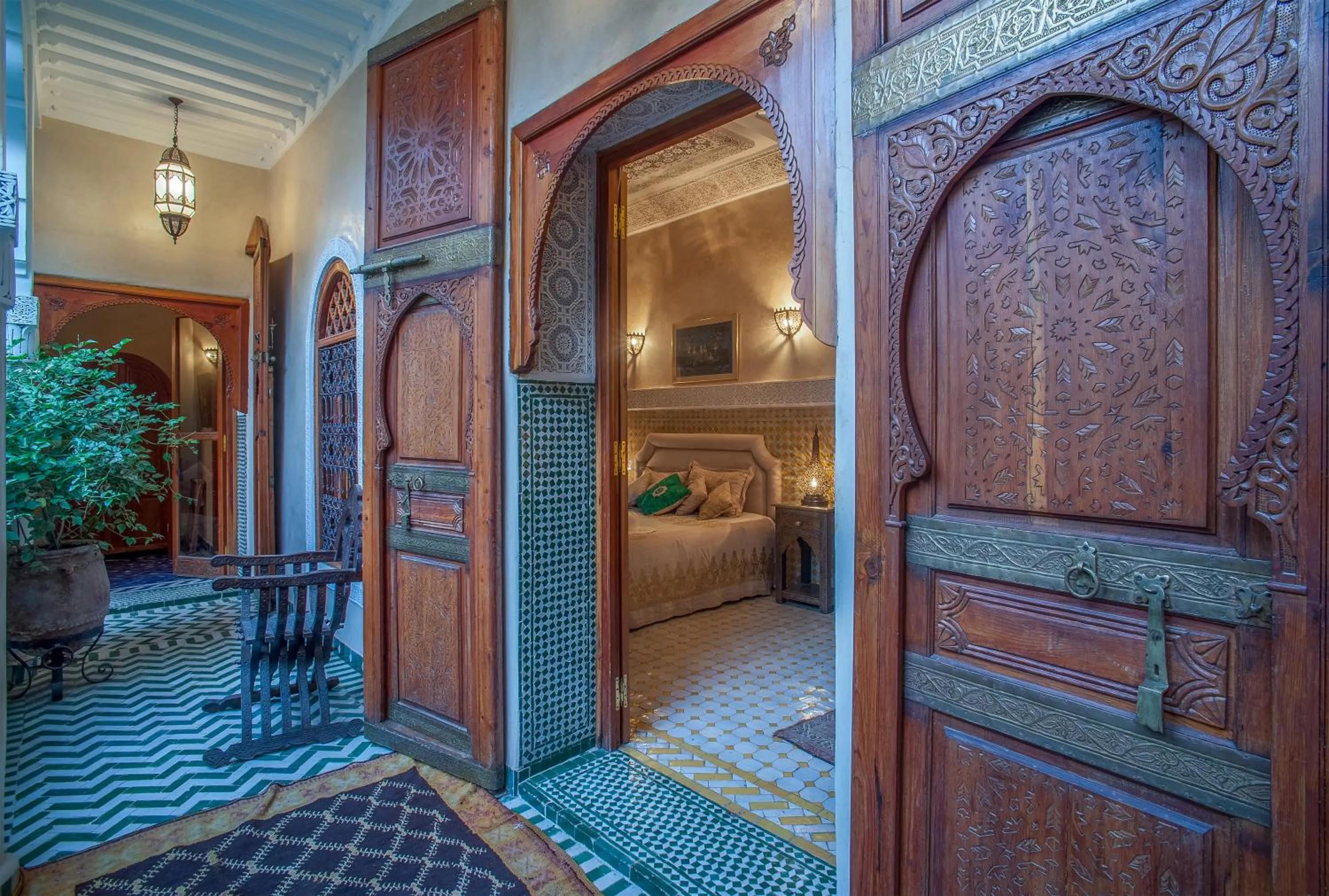Area and facilities in Riad & Spa Laurence Olivier