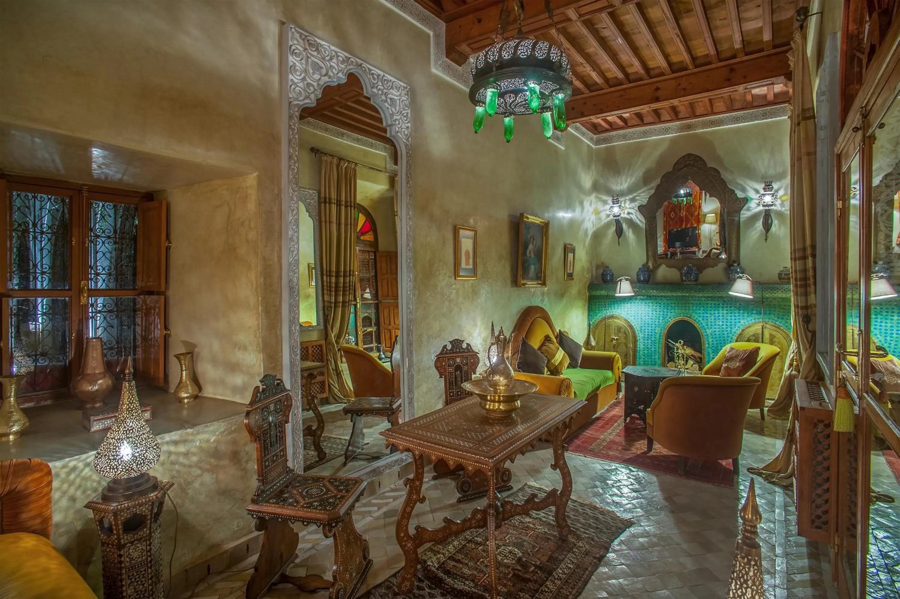 Lounge or bar in Riad & Spa Laurence Olivier