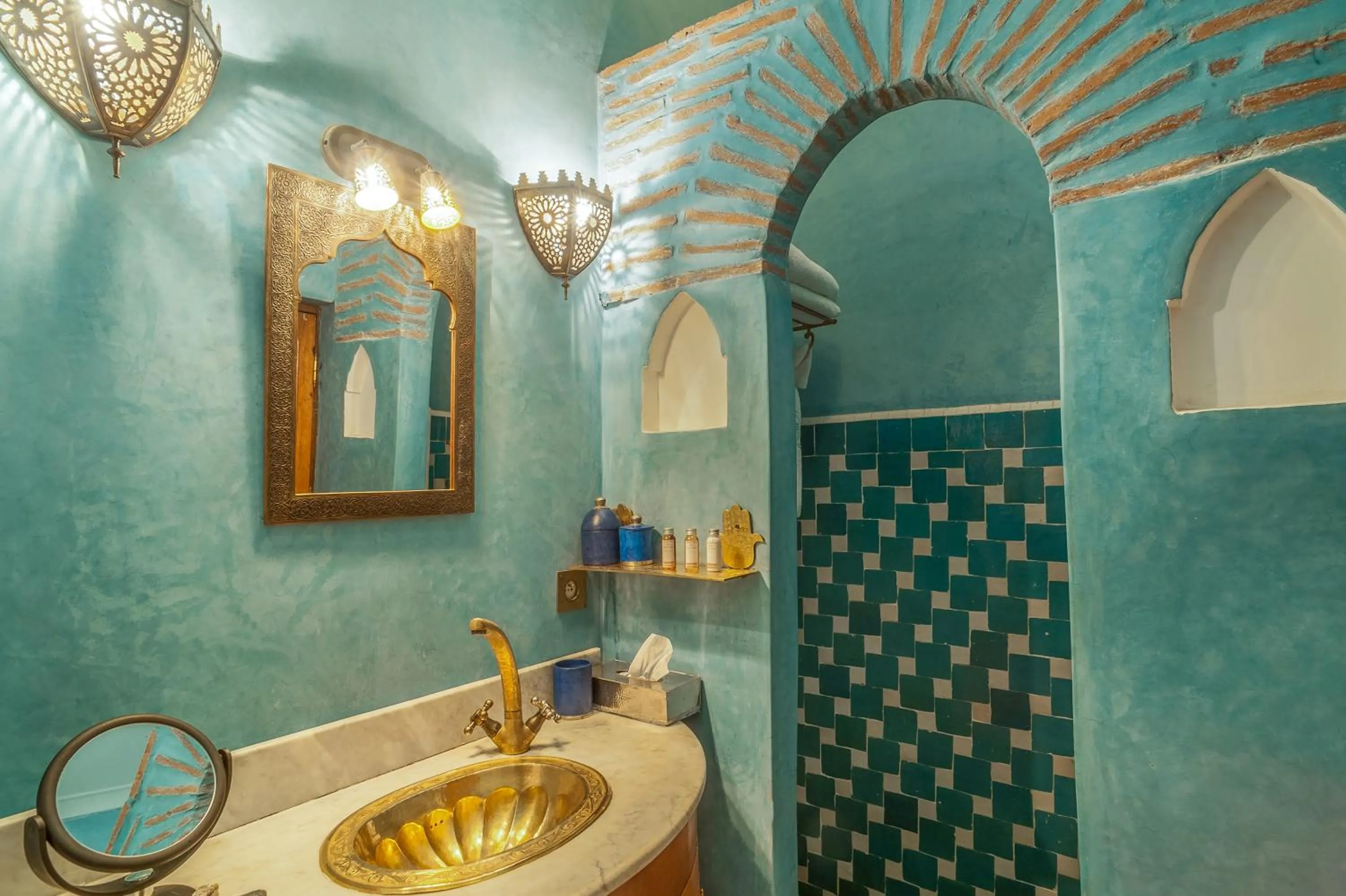 Bathroom in Riad & Spa Laurence Olivier