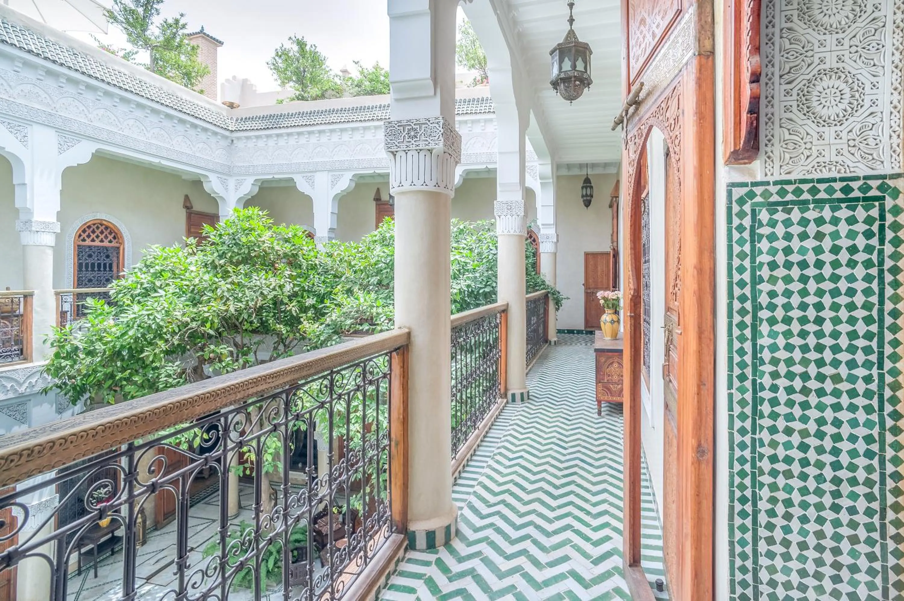 Patio in Riad & Spa Laurence Olivier