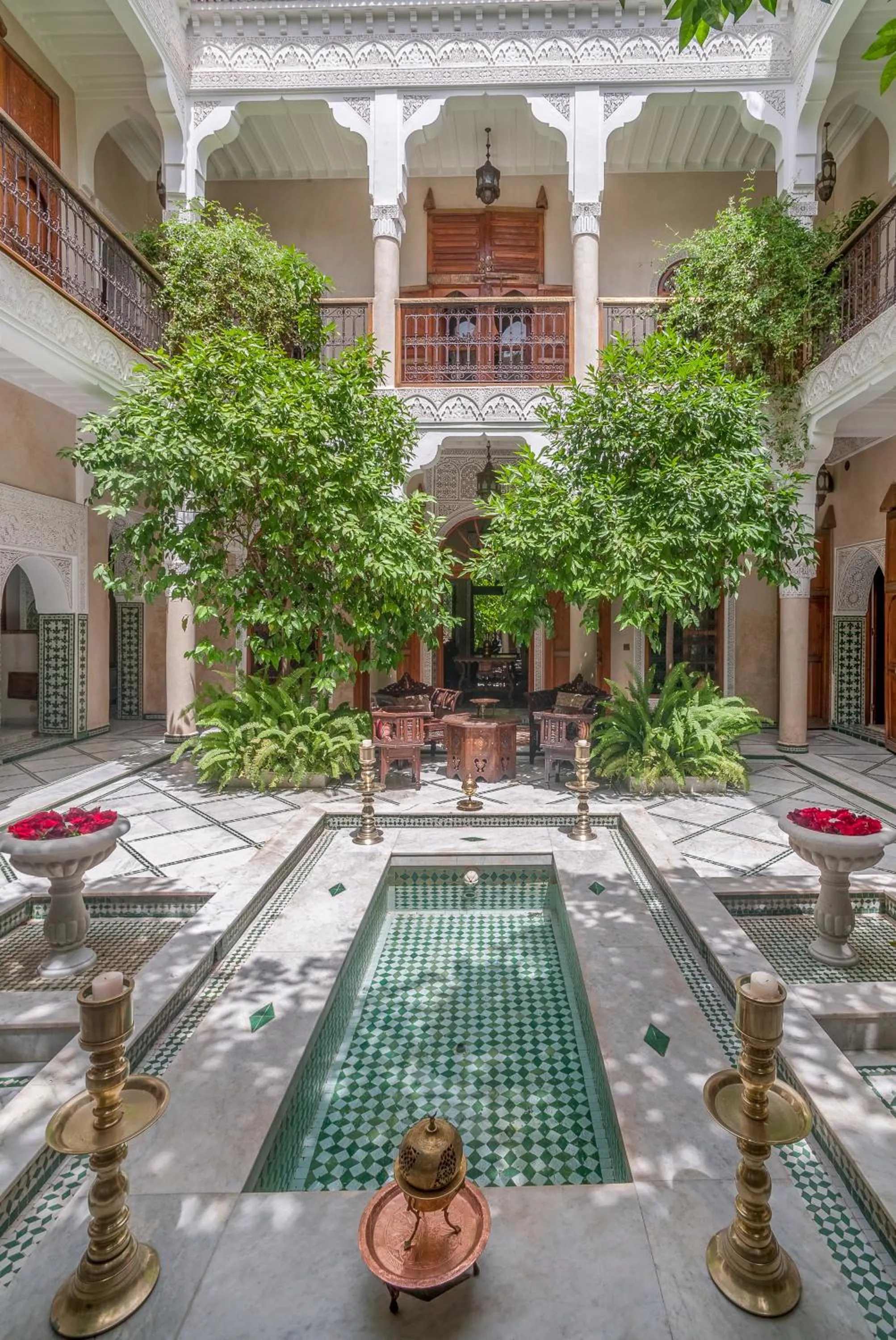 Area and facilities in Riad & Spa Laurence Olivier