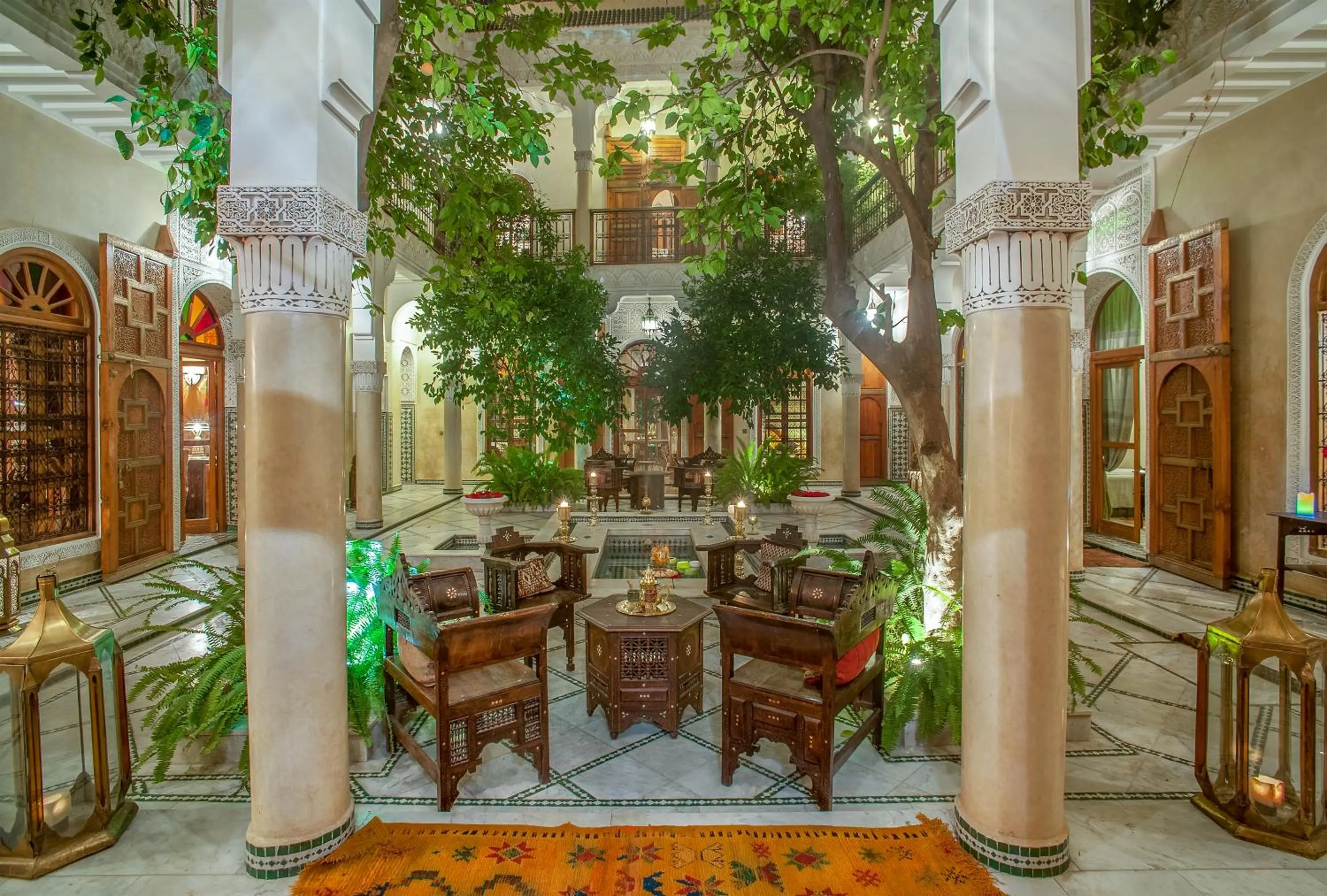 Garden in Riad & Spa Laurence Olivier