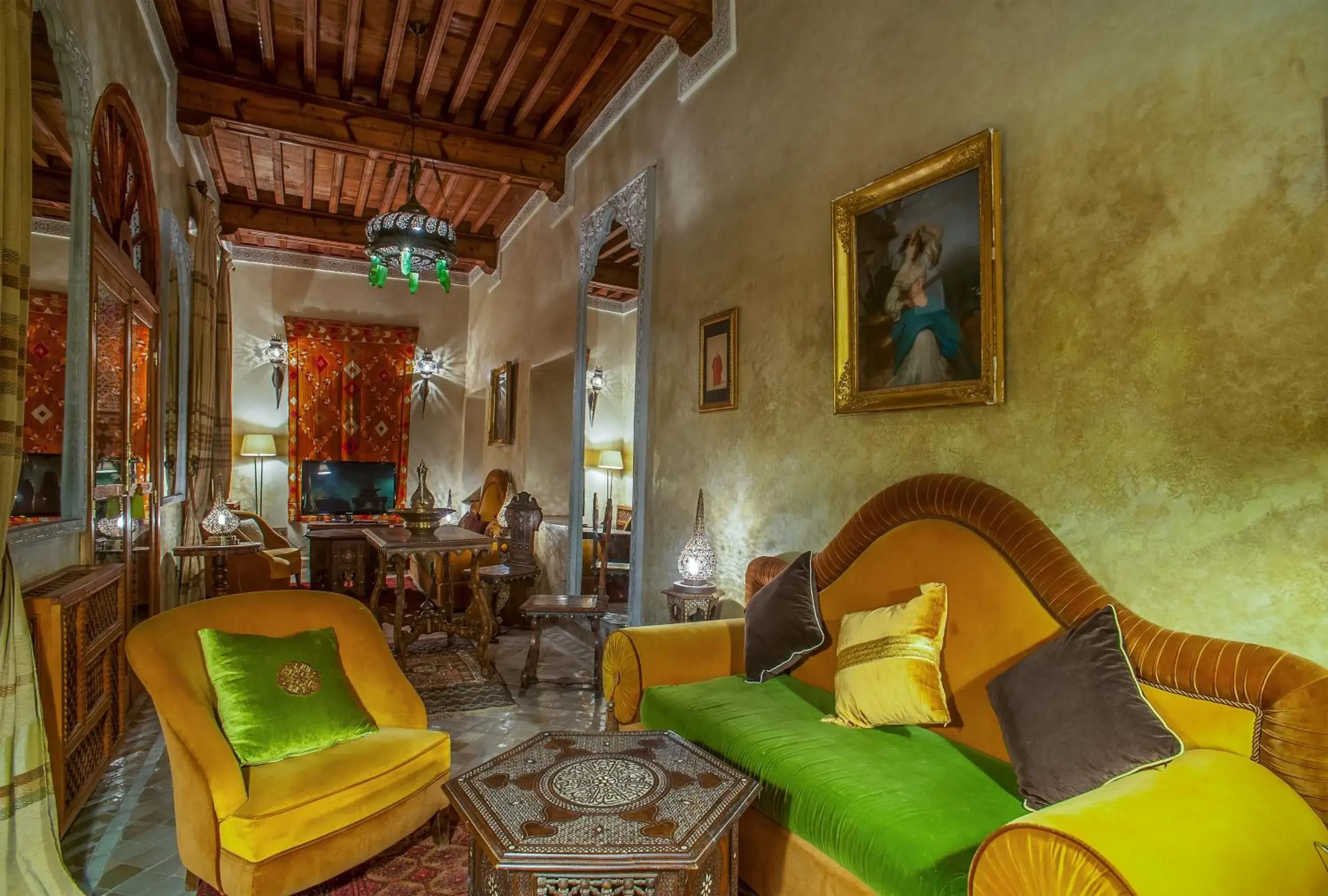 Lounge or bar in Riad & Spa Laurence Olivier Lounge or bar in Riad & Spa Laurence Olivier