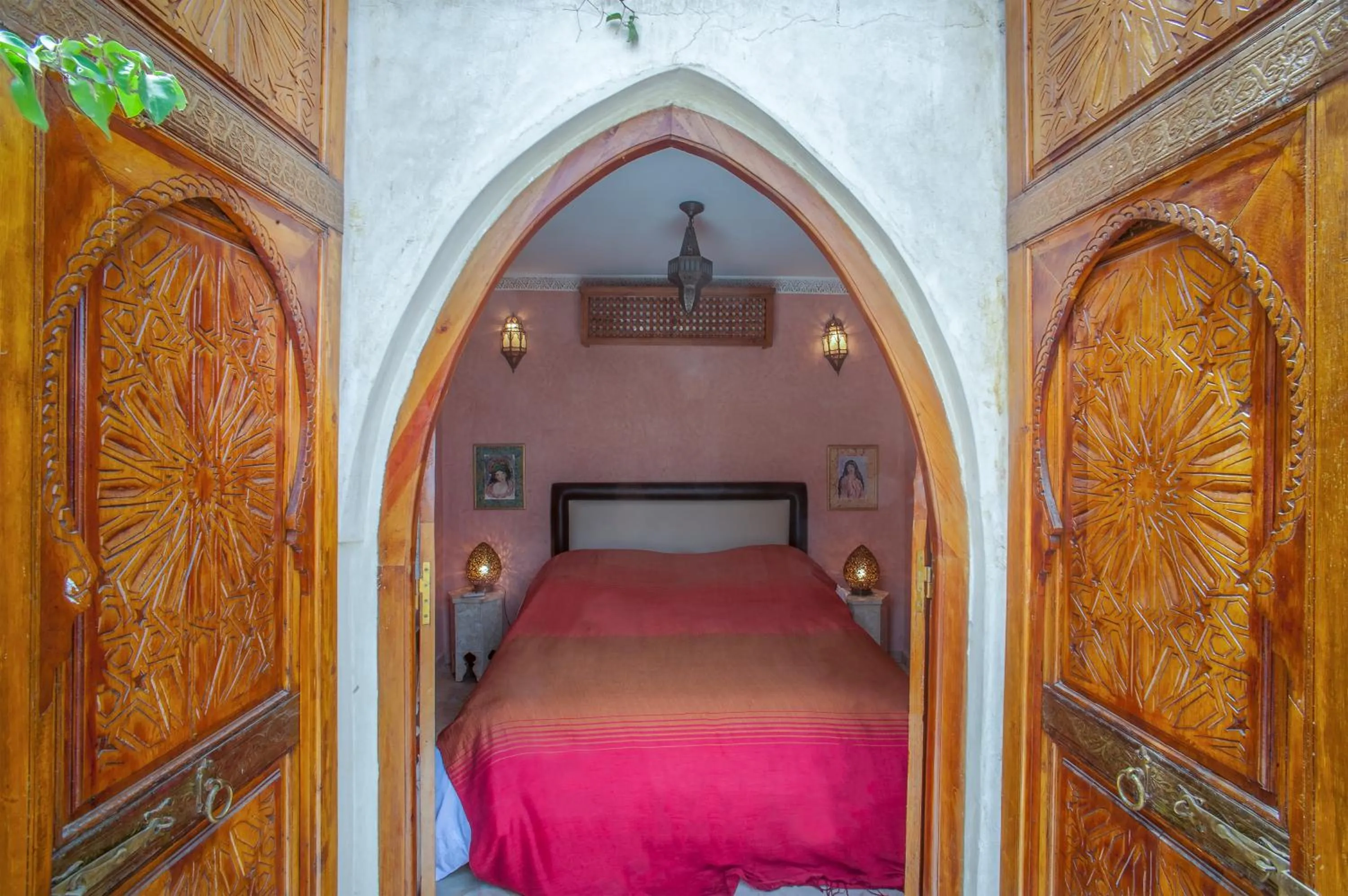 Bedroom, Bed in Riad & Spa Laurence Olivier