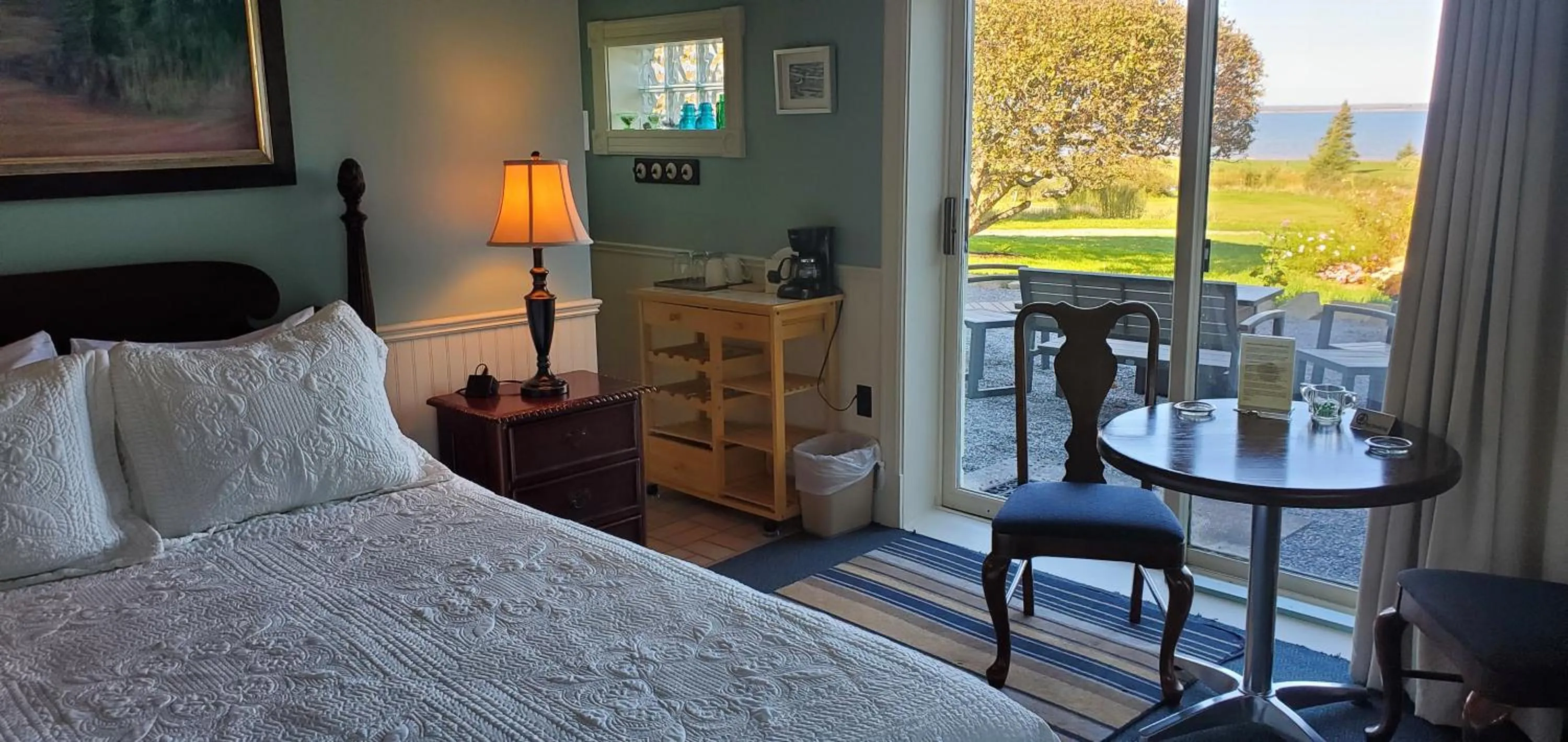 View (from property/room), Bed in Amherst Shore Country Inn