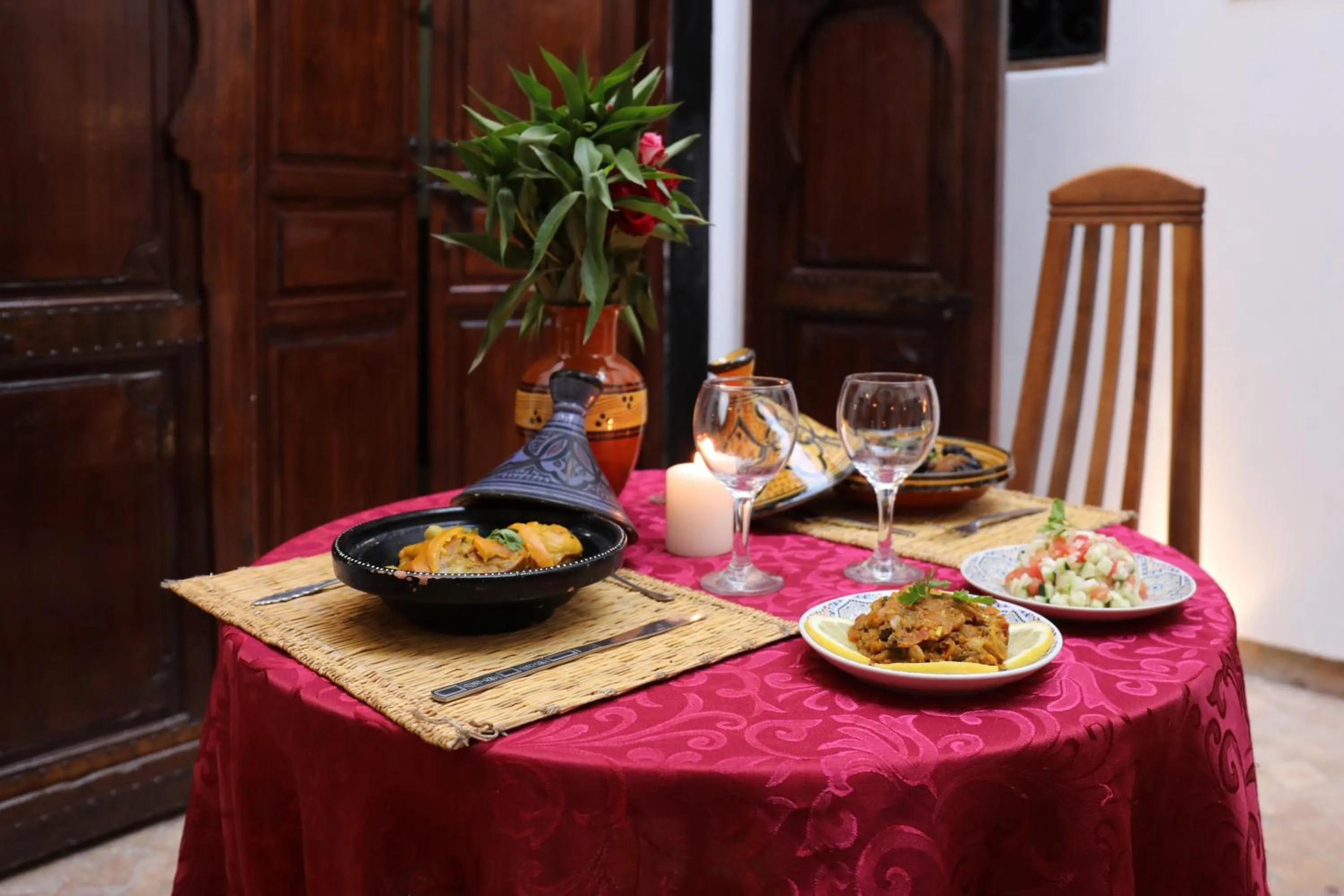 Meals in Riad Sidi Mimoune & Spa