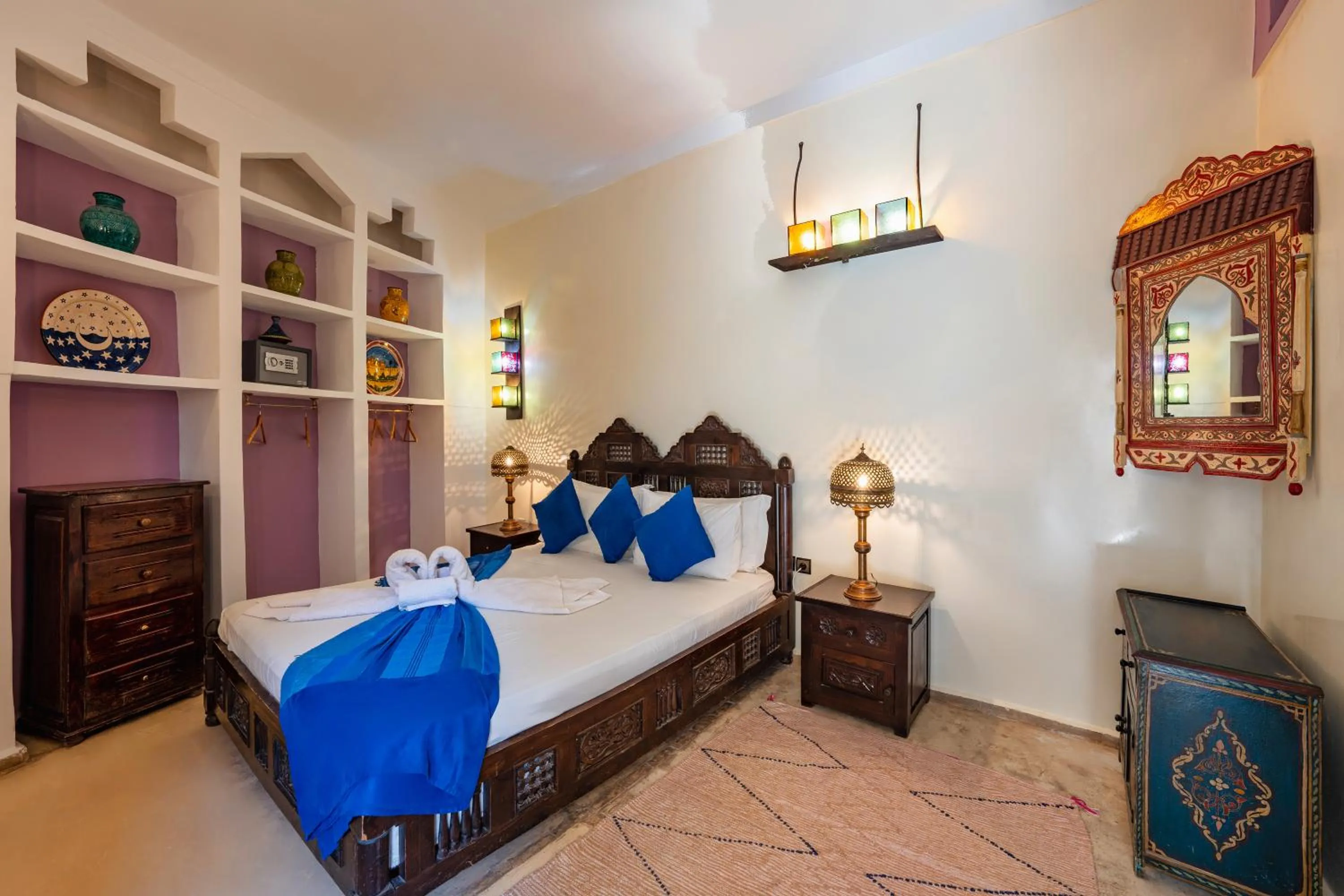 Bed in Riad Sidi Mimoune &amp; Spa