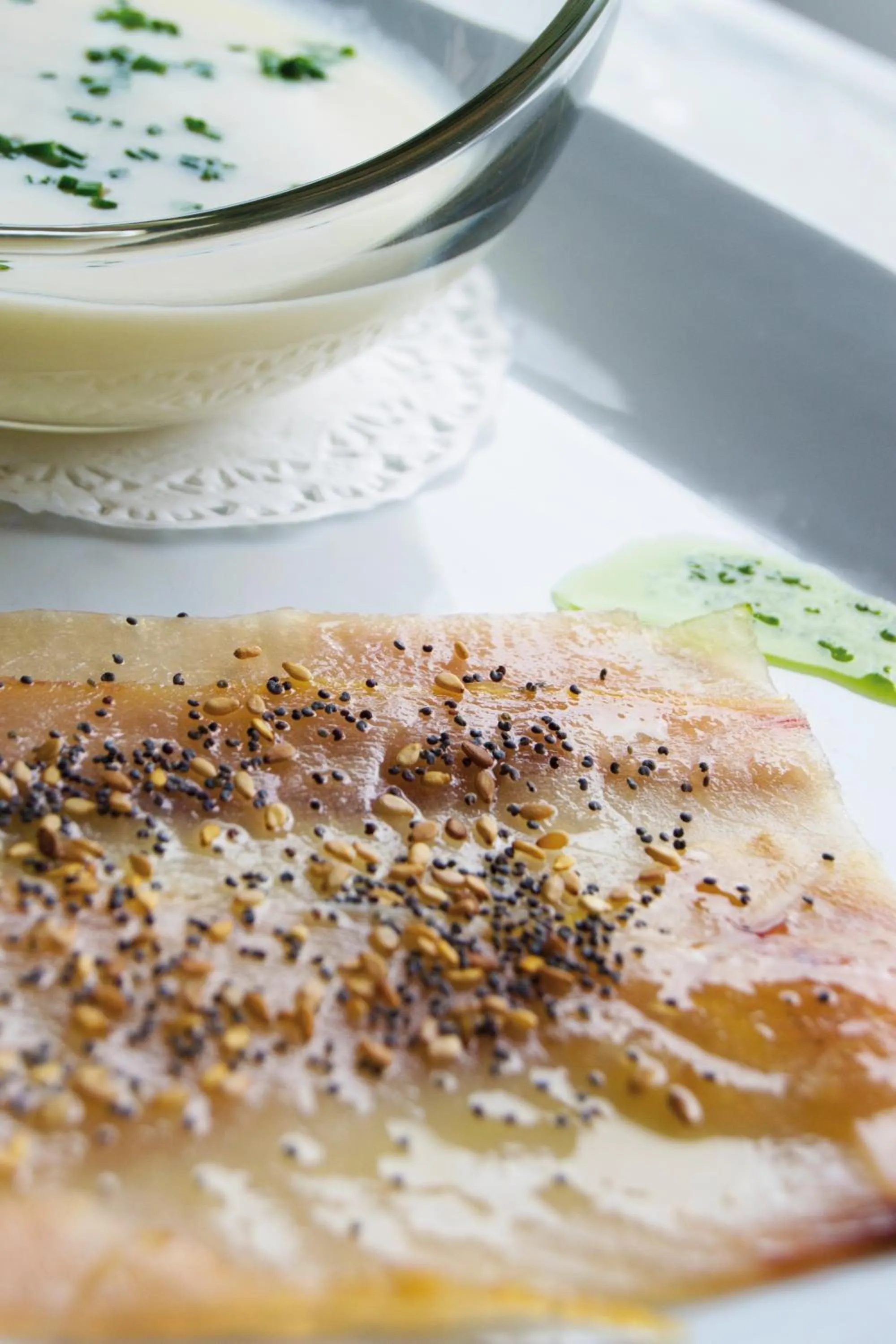 Food and drinks in Hostellerie De La Mer