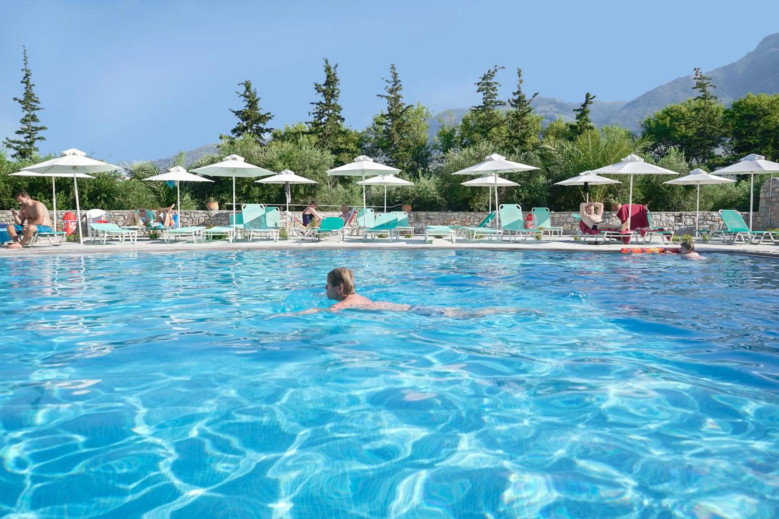 Swimming pool in Vardis Olive Garden