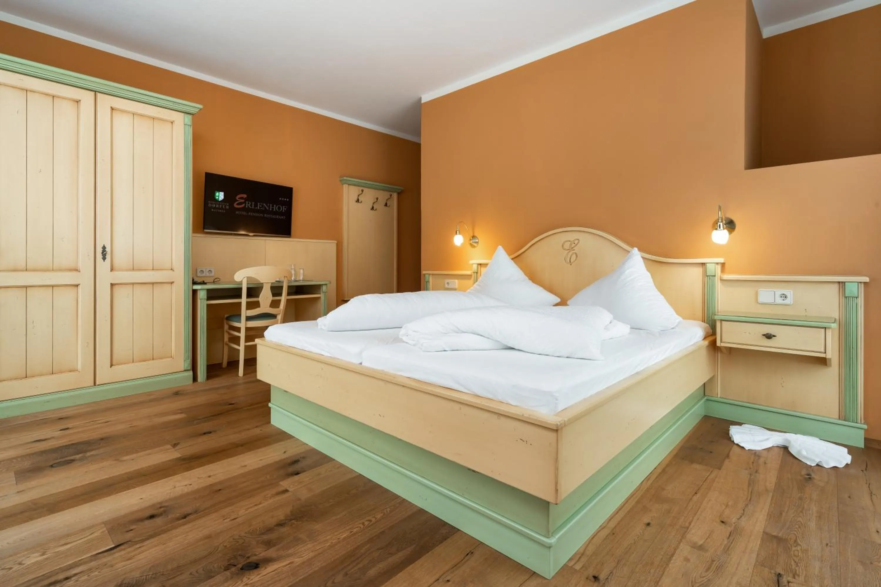 Bed in Hotel Erlenhof