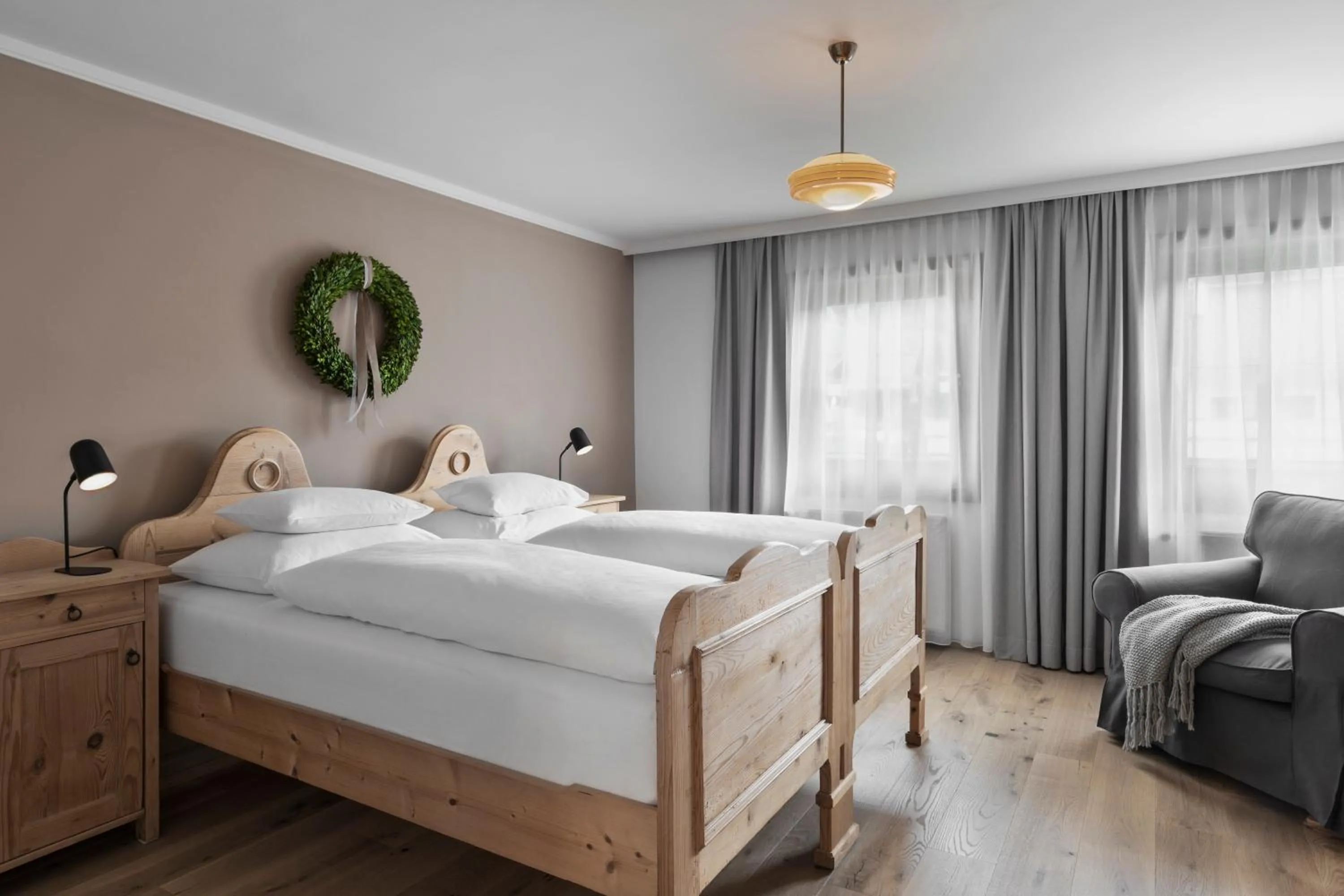 Photo of the whole room, Bed in Landhaus Steiner