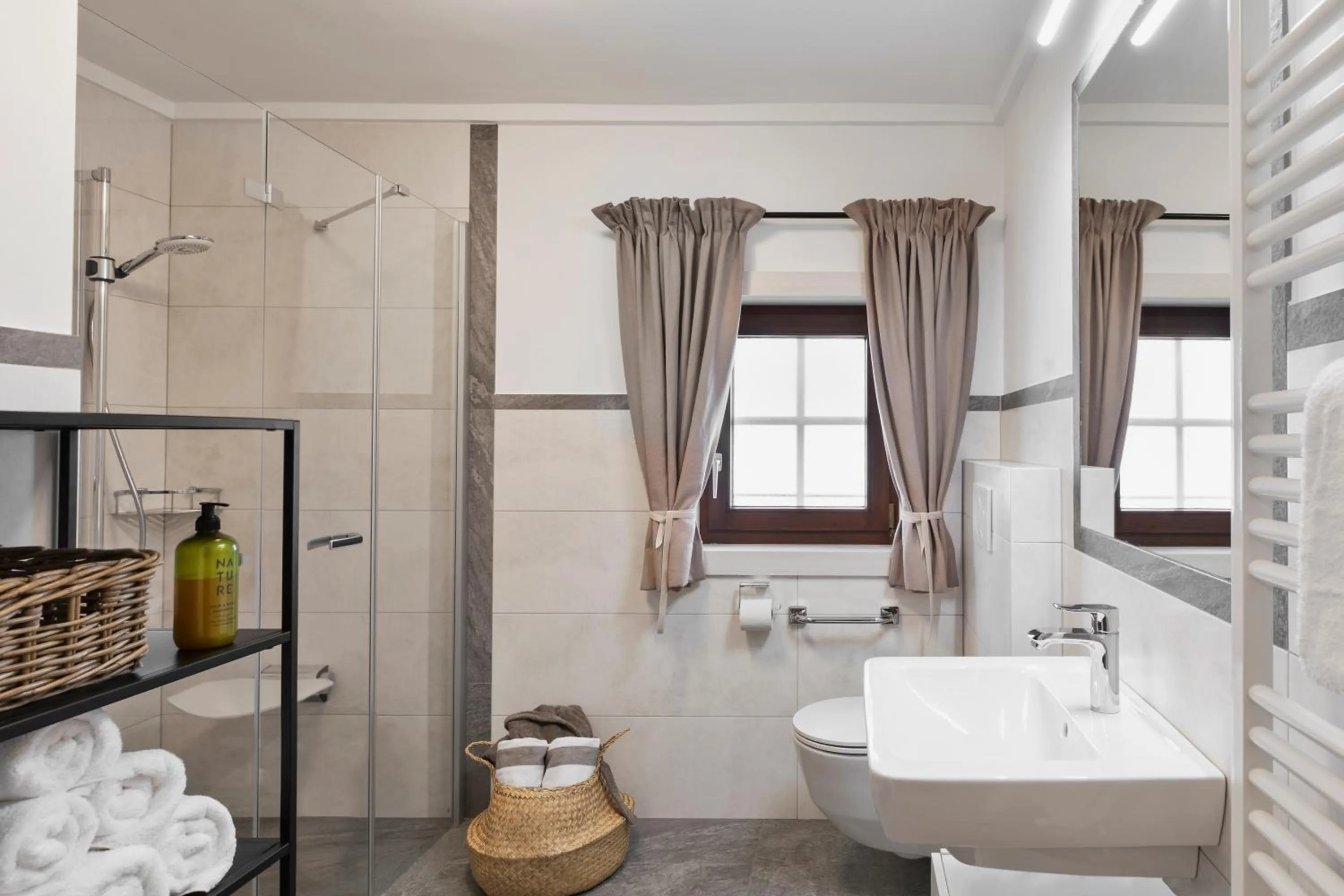 Shower in Landhaus Steiner