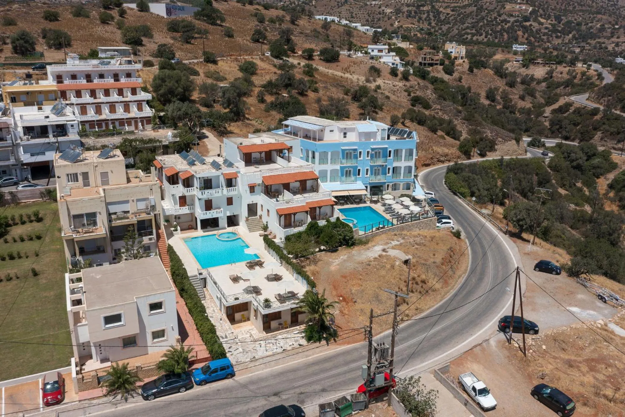 Bird's eye view in Adonis Hotel