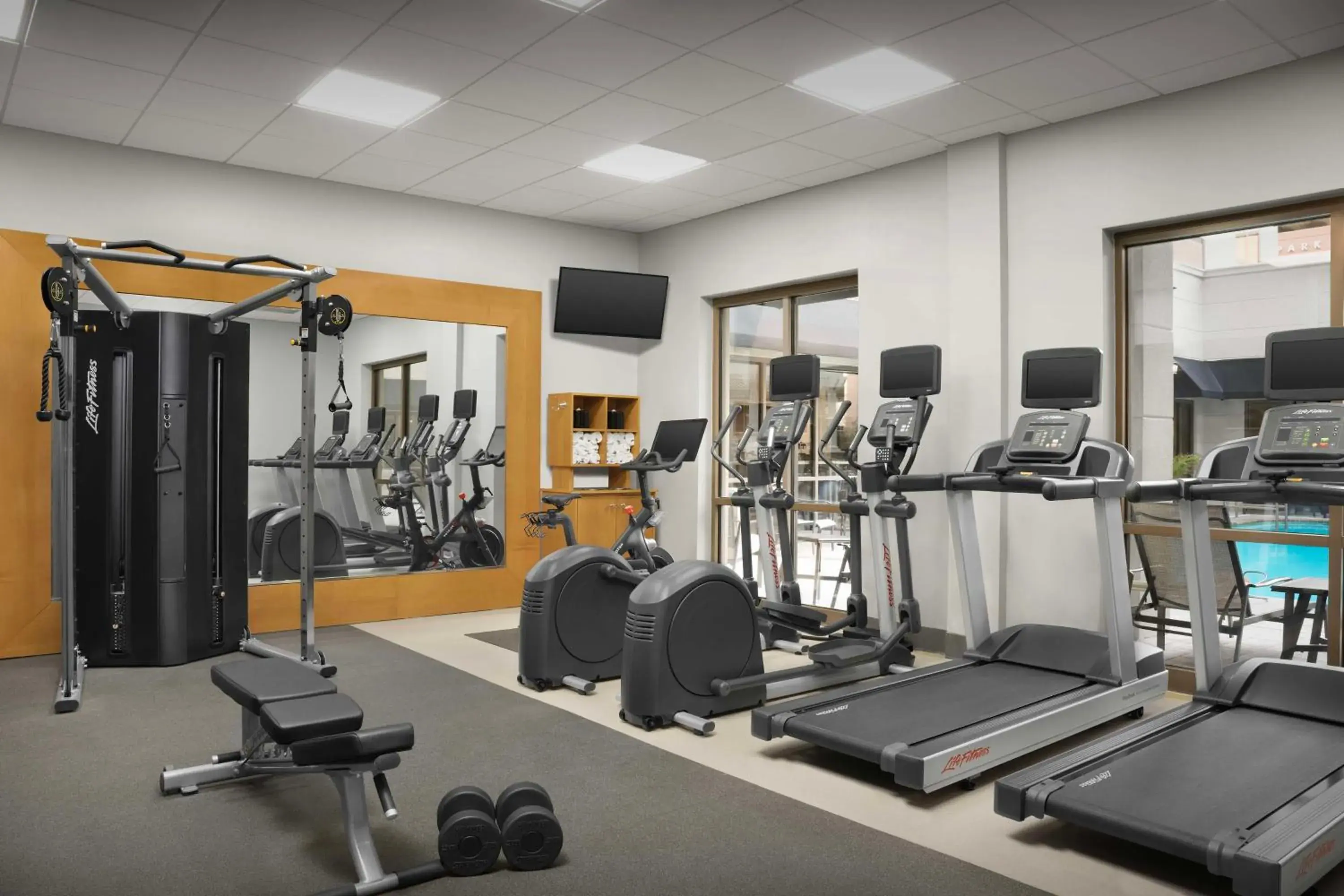 Fitness centre/facilities in Homewood Suites by Hilton Jacksonville-Downtown/Southbank Fitness centre/facilities in Homewood Suites by Hilton Jacksonville-Downtown/Southbank