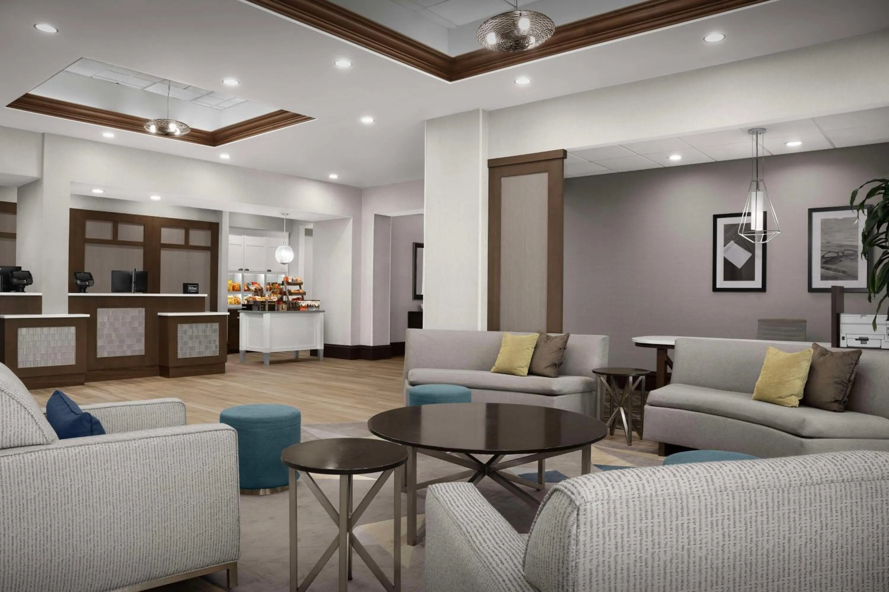 Lobby or reception in Homewood Suites by Hilton Jacksonville-Downtown/Southbank