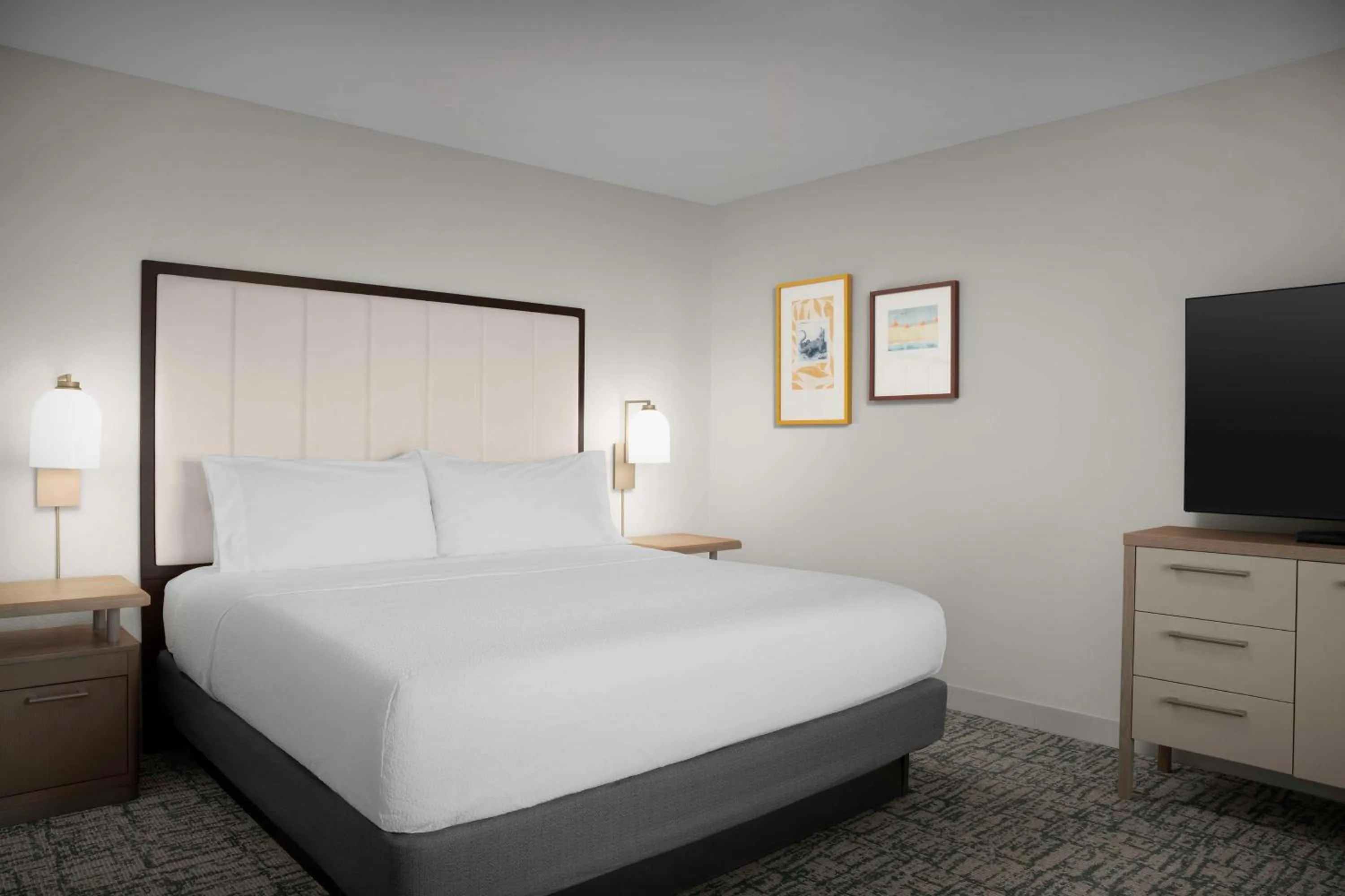 Bed in Homewood Suites by Hilton Jacksonville-Downtown/Southbank