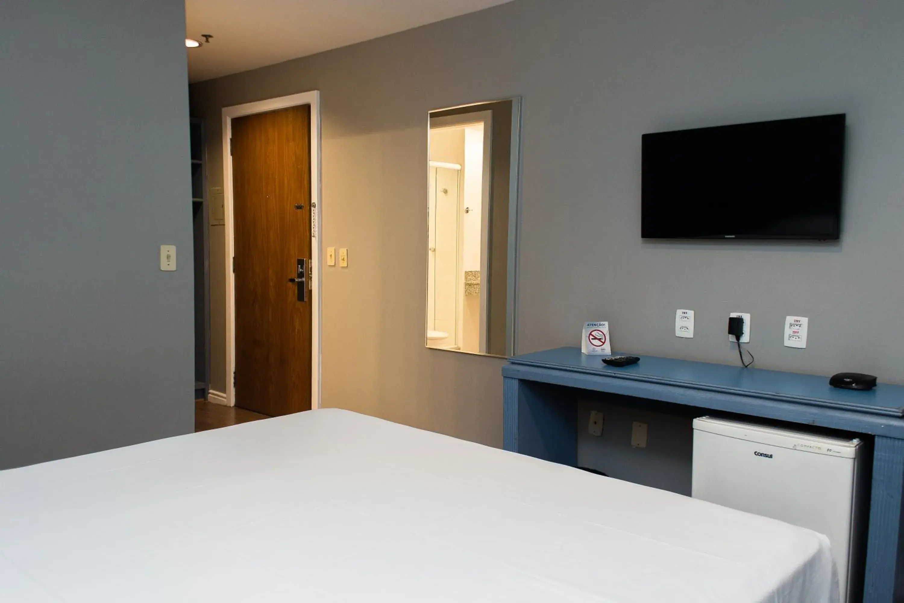 Bedroom, Bed in Master Express Alberto Bins - 200 metros do Hospital Santa Casa Bedroom, Bed in Master Express Alberto Bins - 200 metros do Hospital Santa Casa