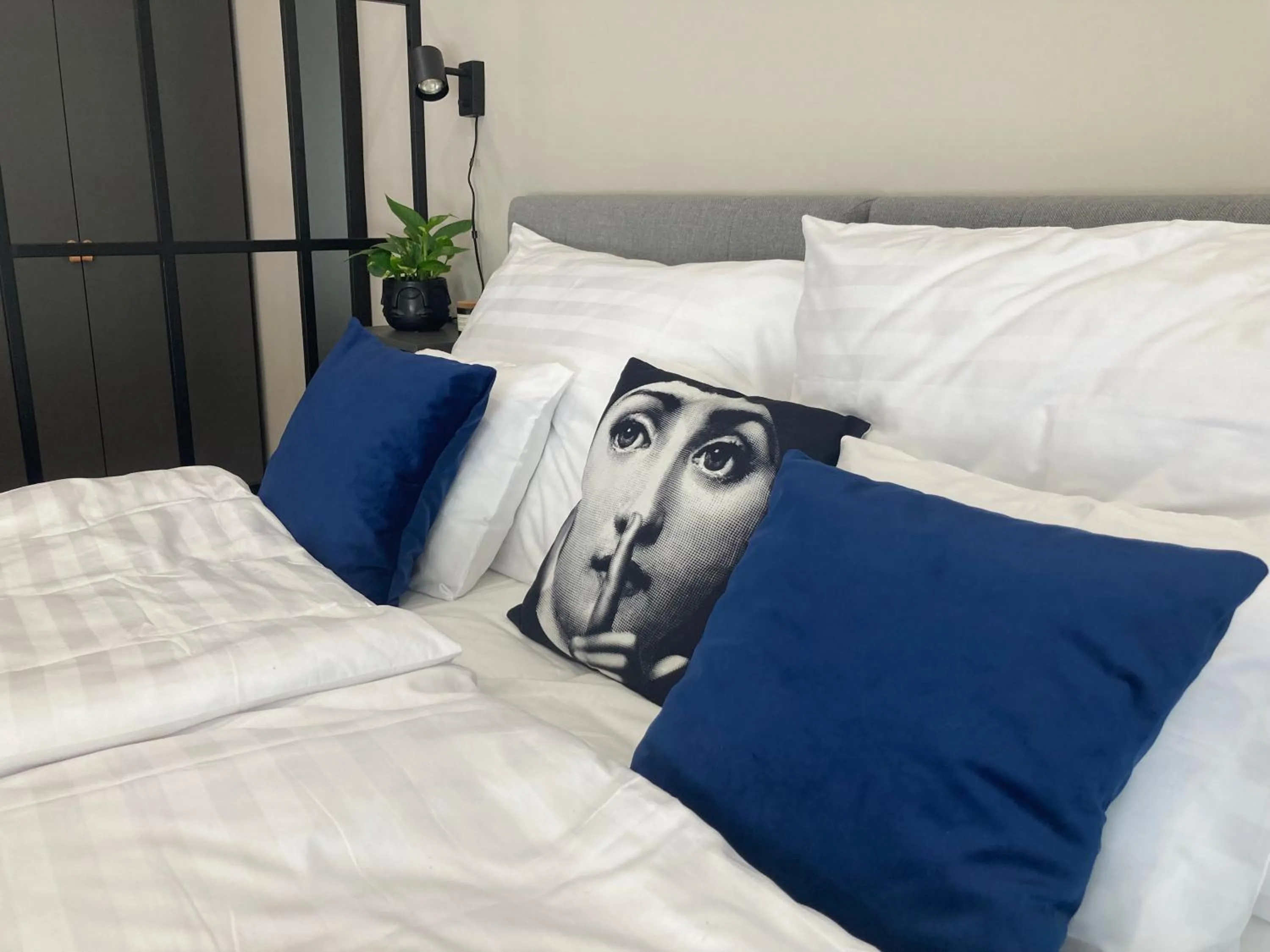 Bed in Oázis Apartman