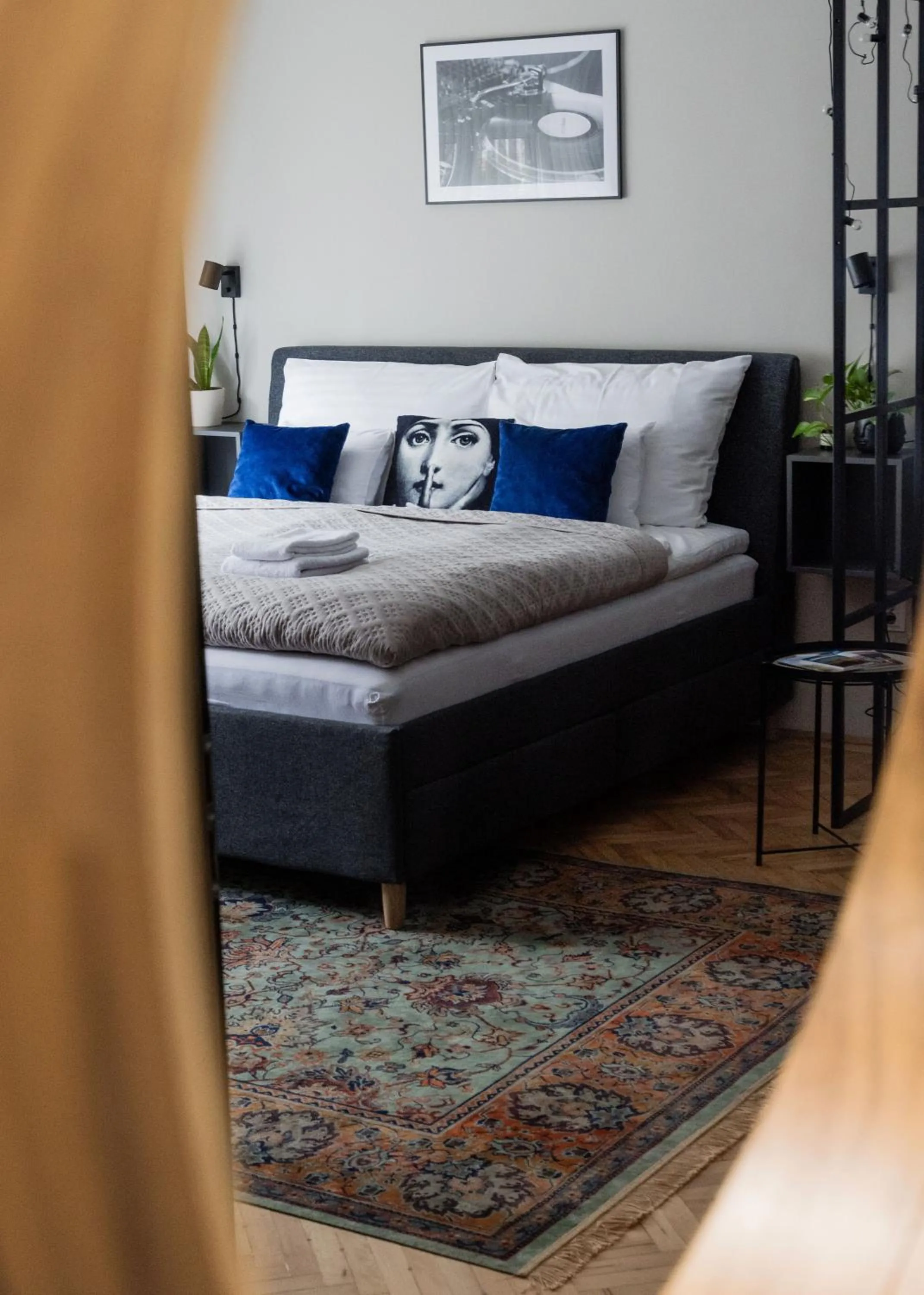 Bed in Oázis Apartman