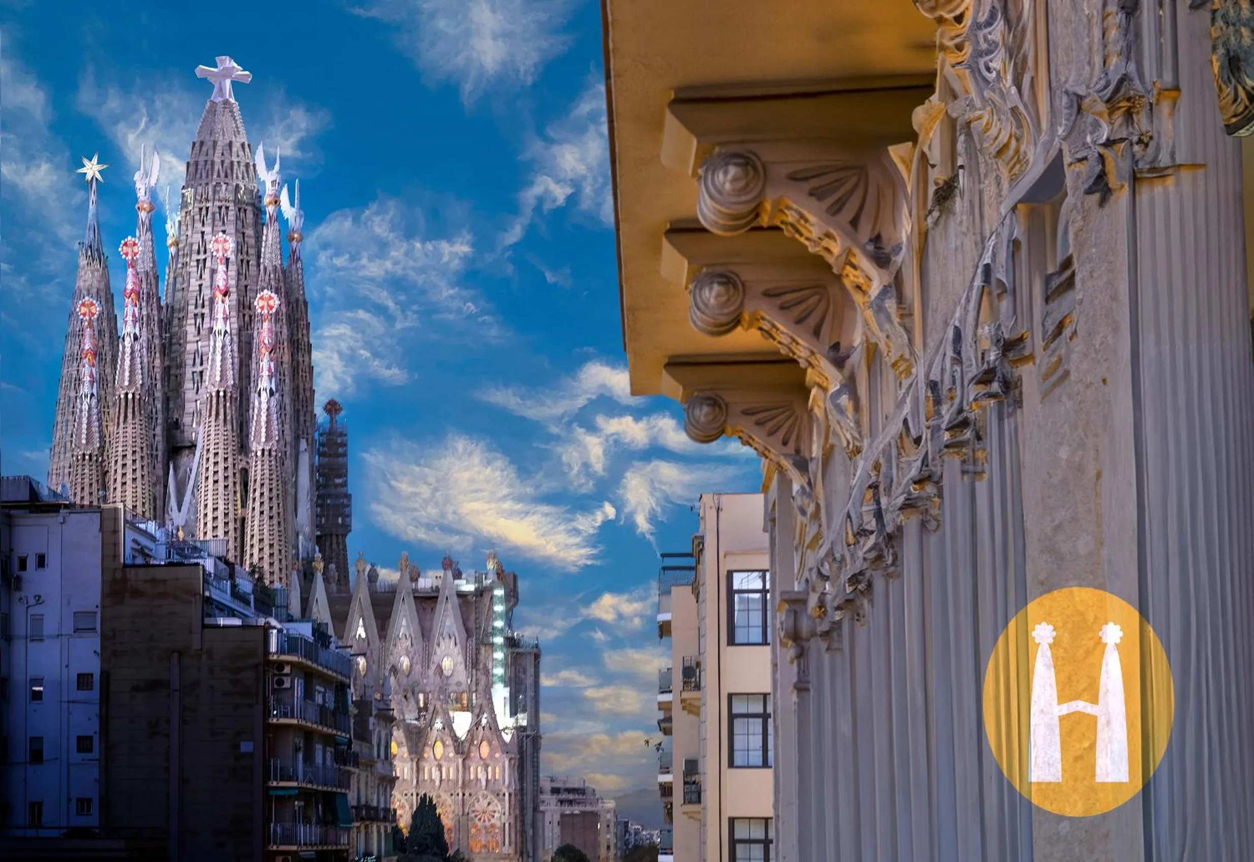 Property building in Apart-Suites Hostemplo