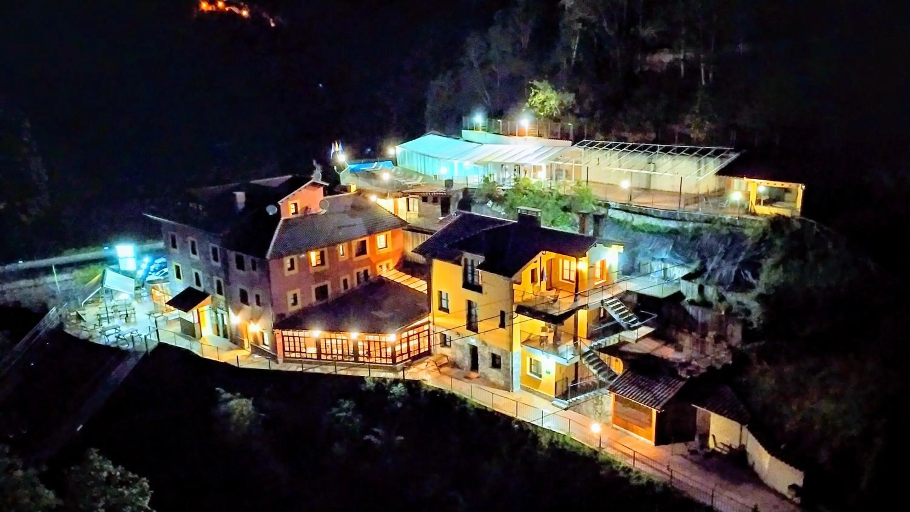 Bird's eye view in Hotel Puente Vidosa