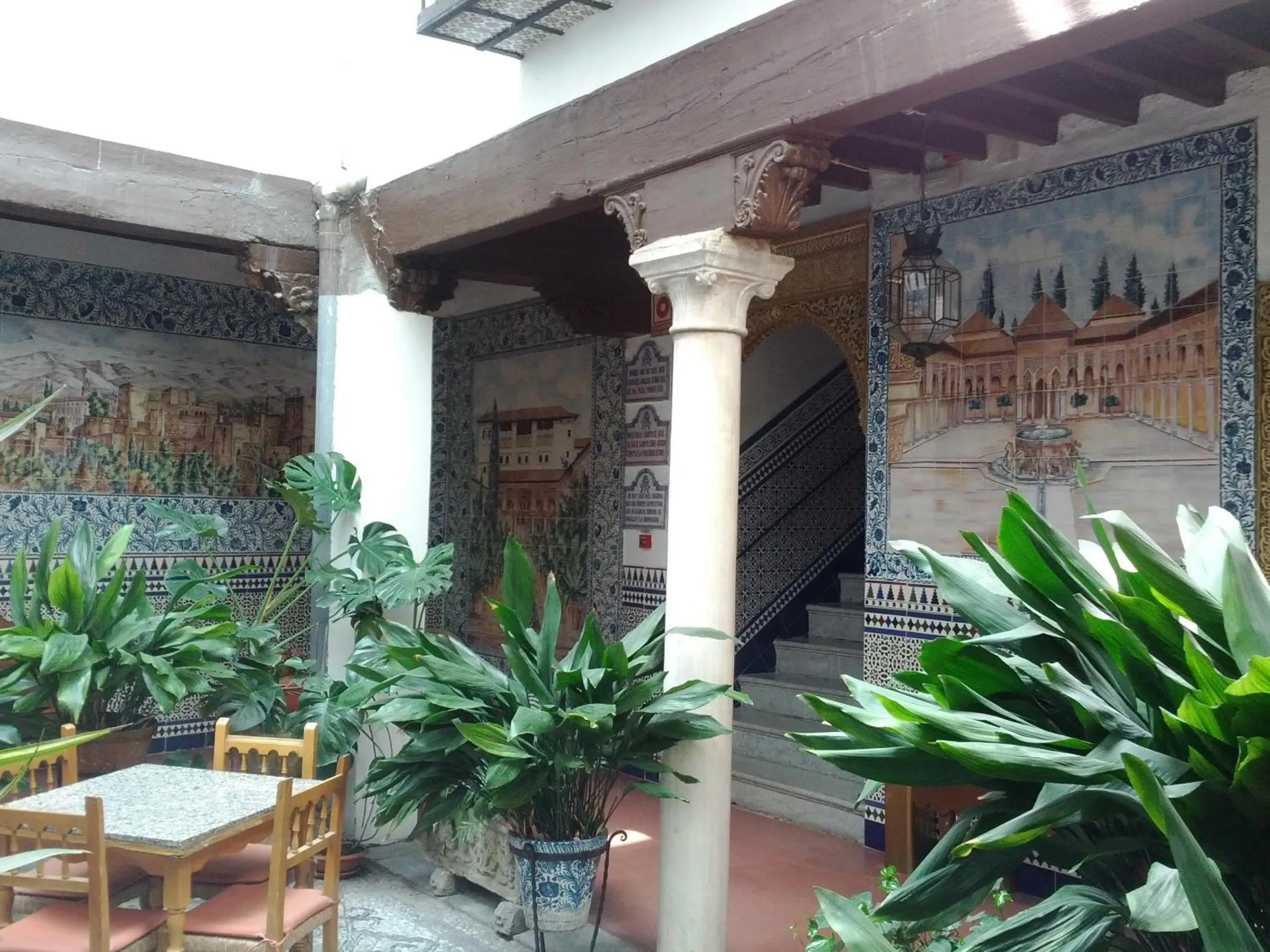 Patio in Pensión San Joaquín