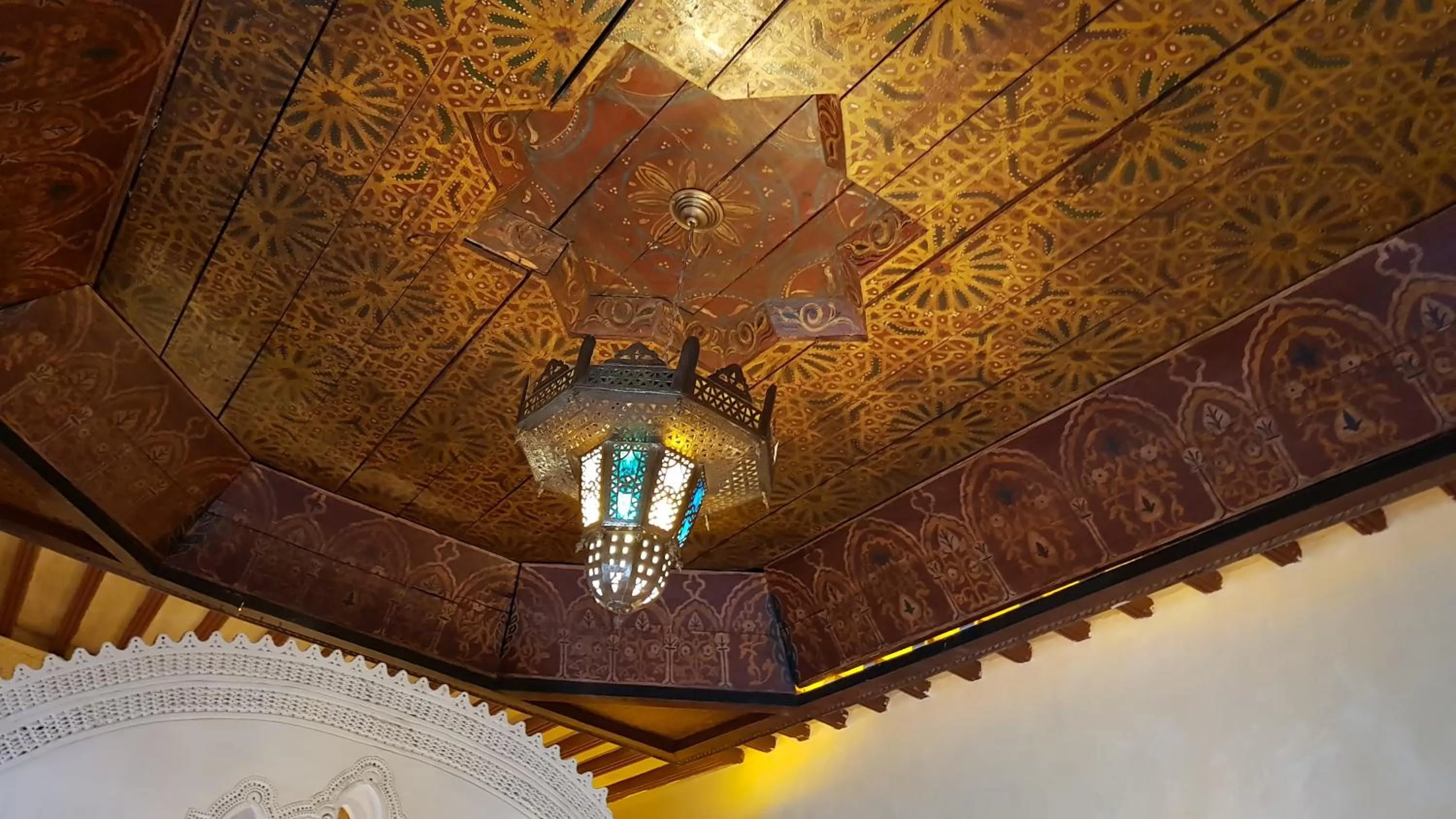 Decorative detail in Riad Armelle