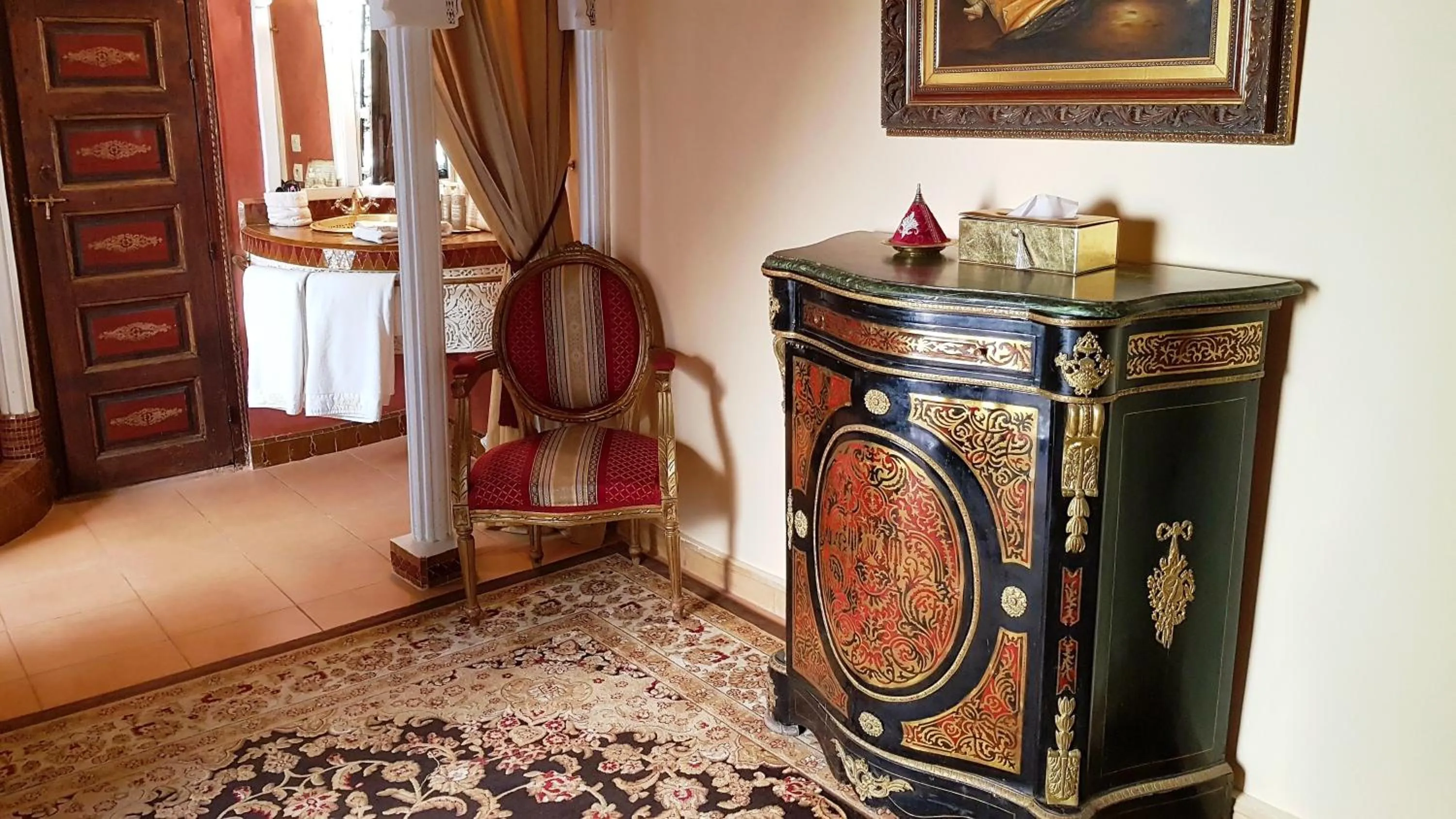 Decorative detail in Riad Armelle