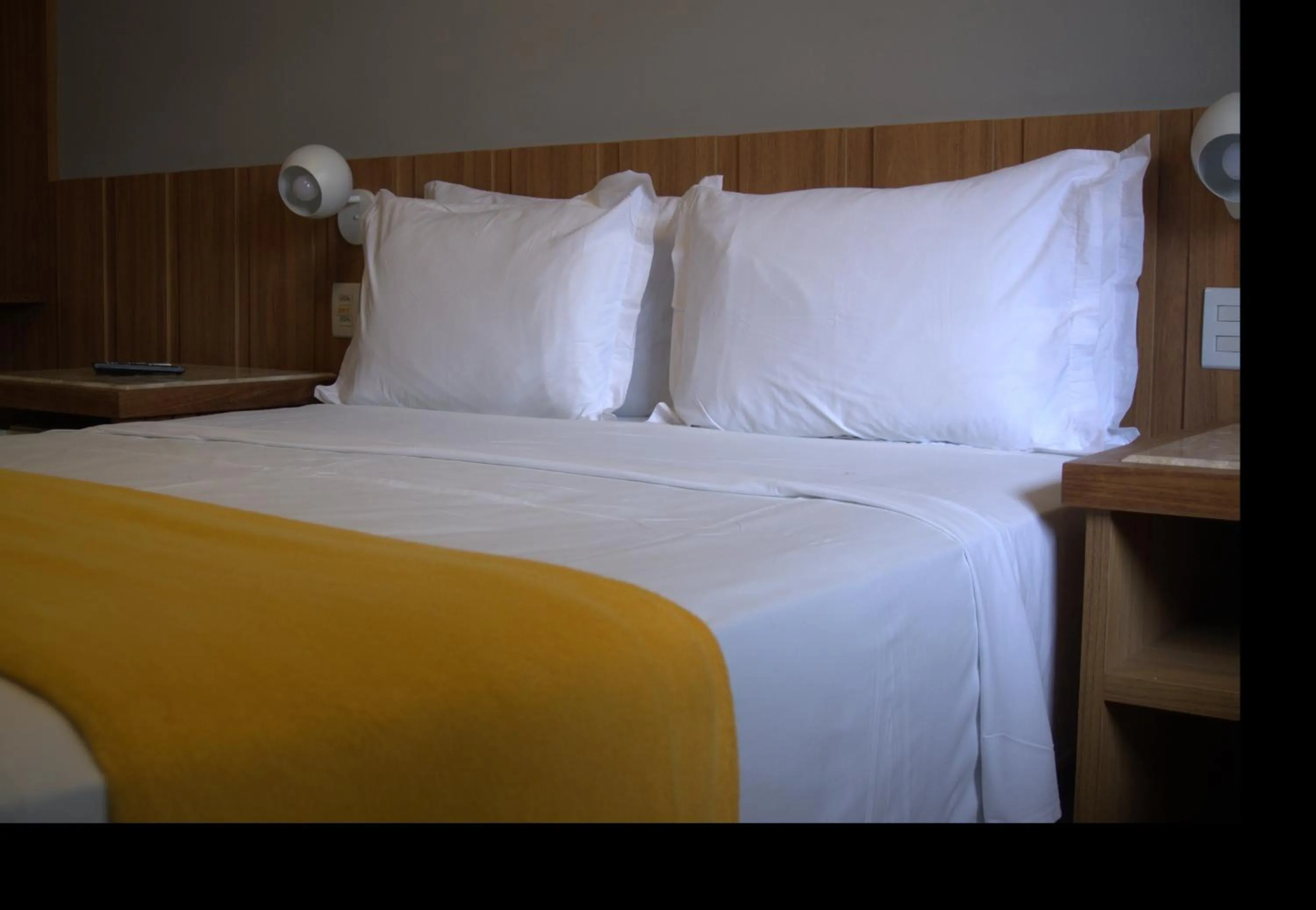 Bed in Pousada da Ladeira