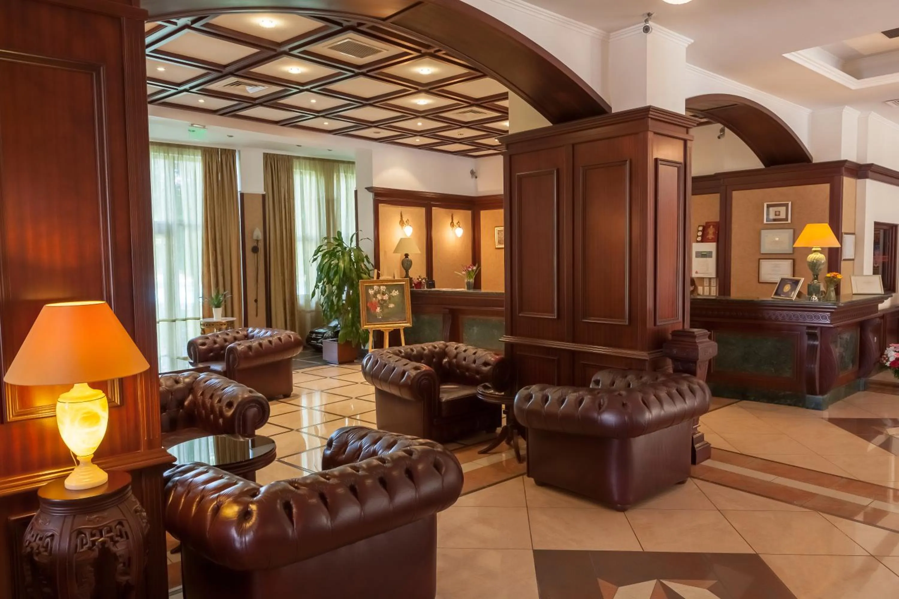 Lobby or reception in Drustar Hotel