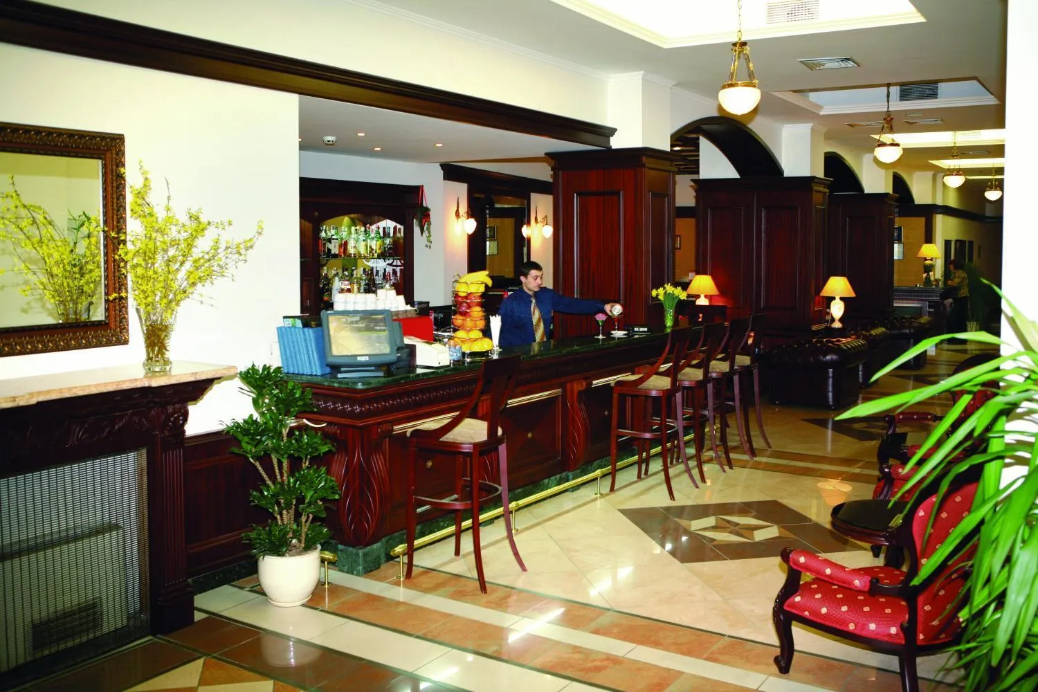 Lobby or reception in Drustar Hotel