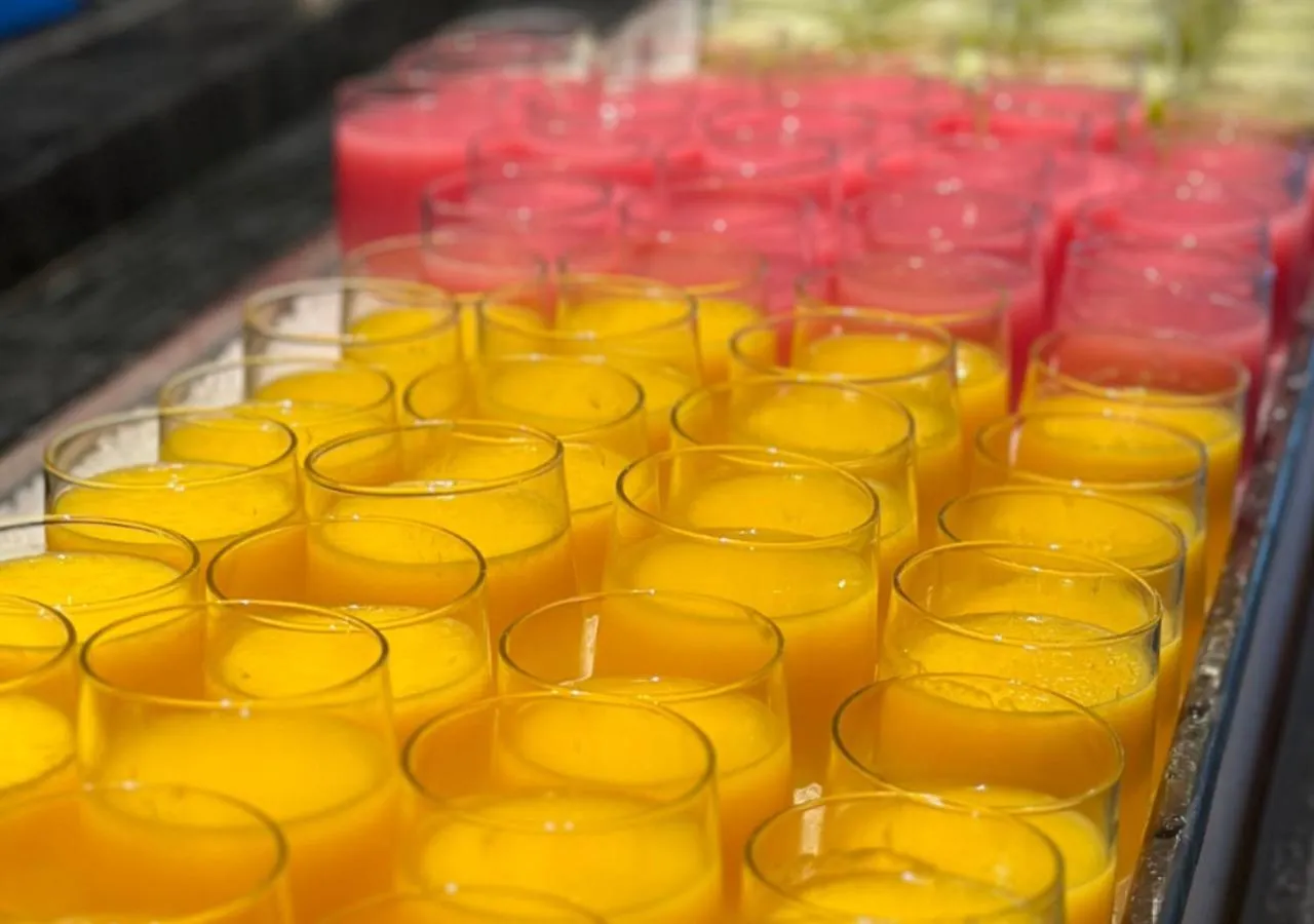 Buffet breakfast in One World Hotel