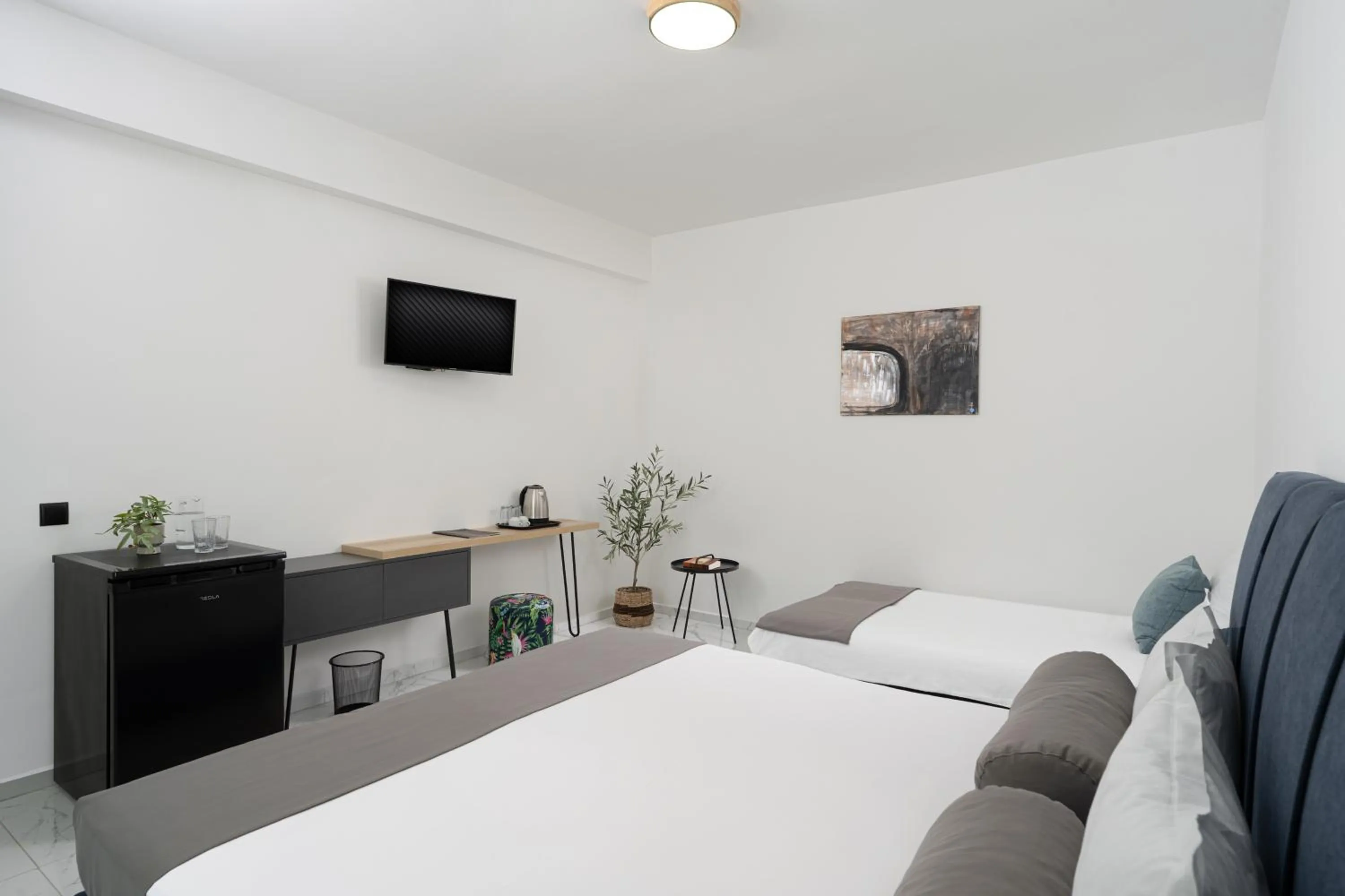 Bed in Семеен хотел Golden Place