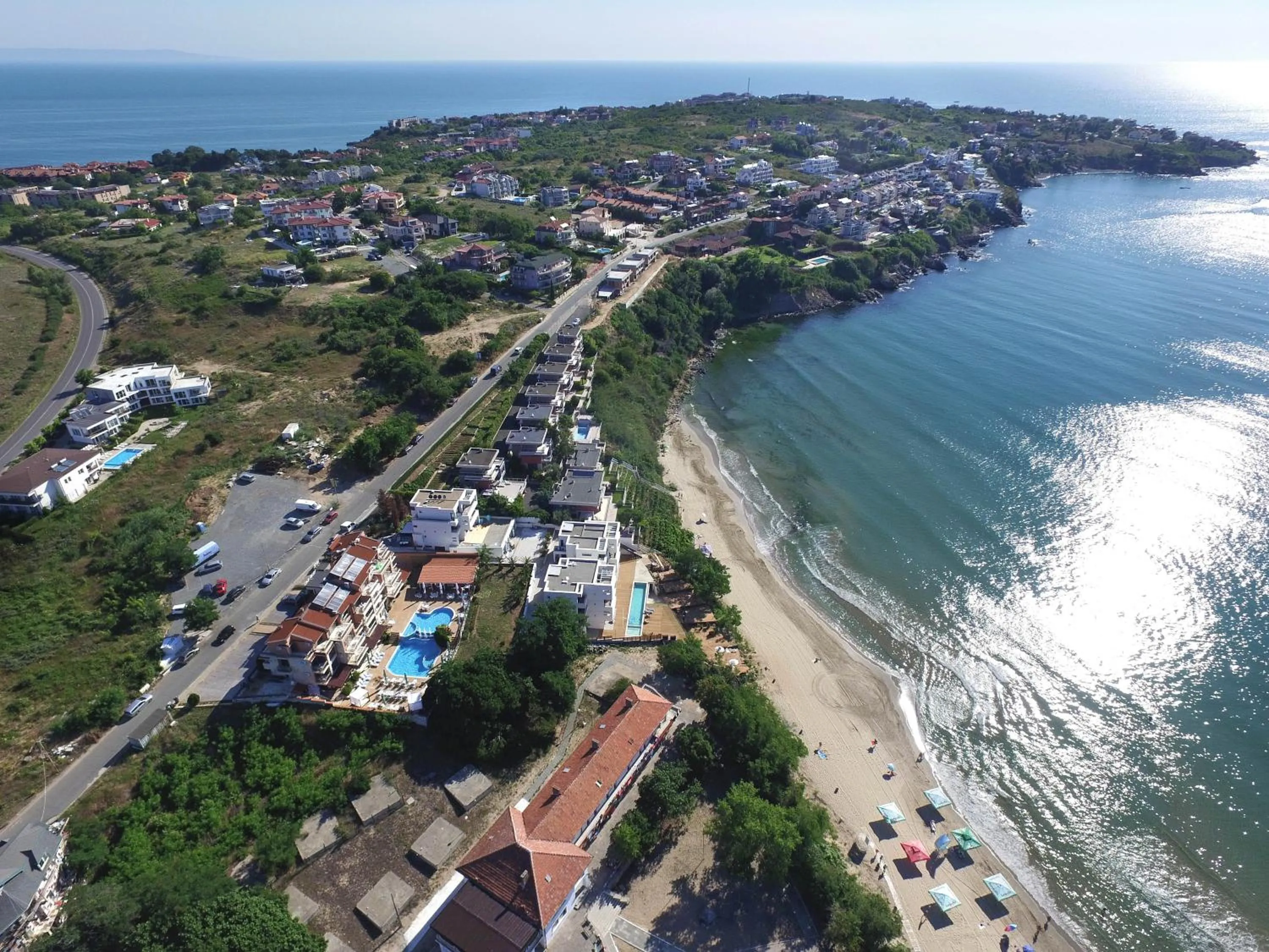 Bird's eye view in Семеен хотел Golden Place