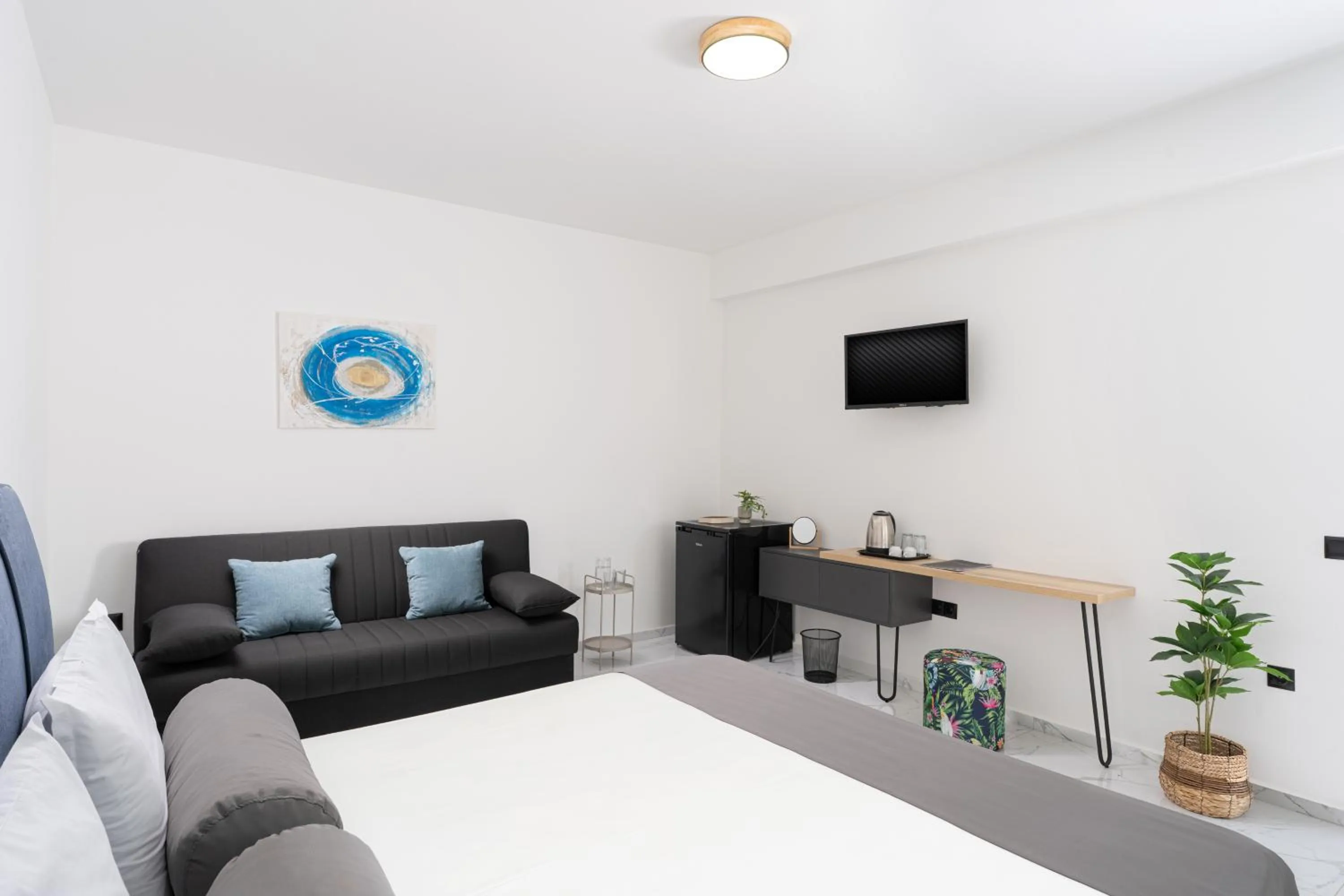 Bed in Семеен хотел Golden Place