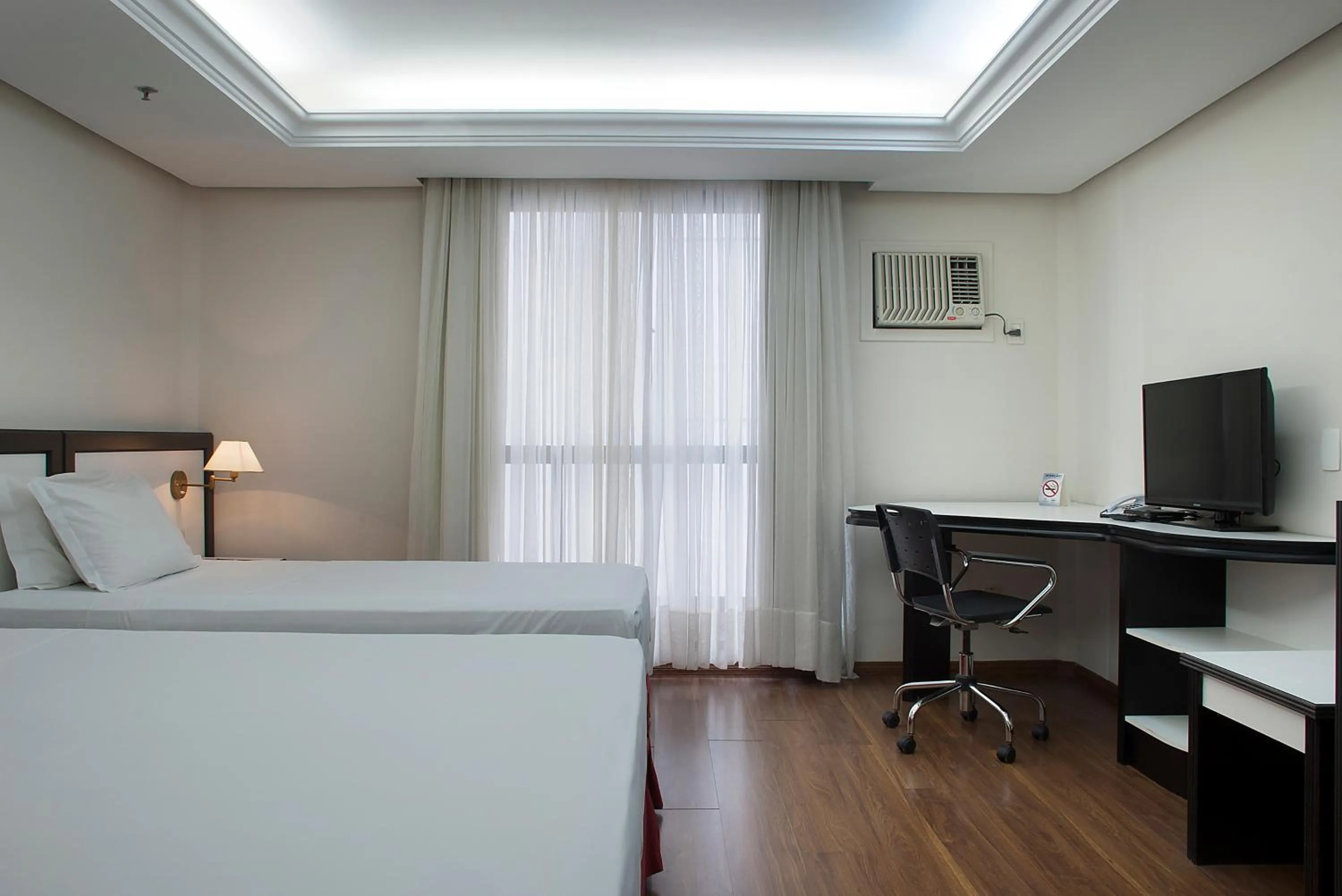 Bedroom, Bed in Master Grande Hotel - Próximo ao Palácio do Governo