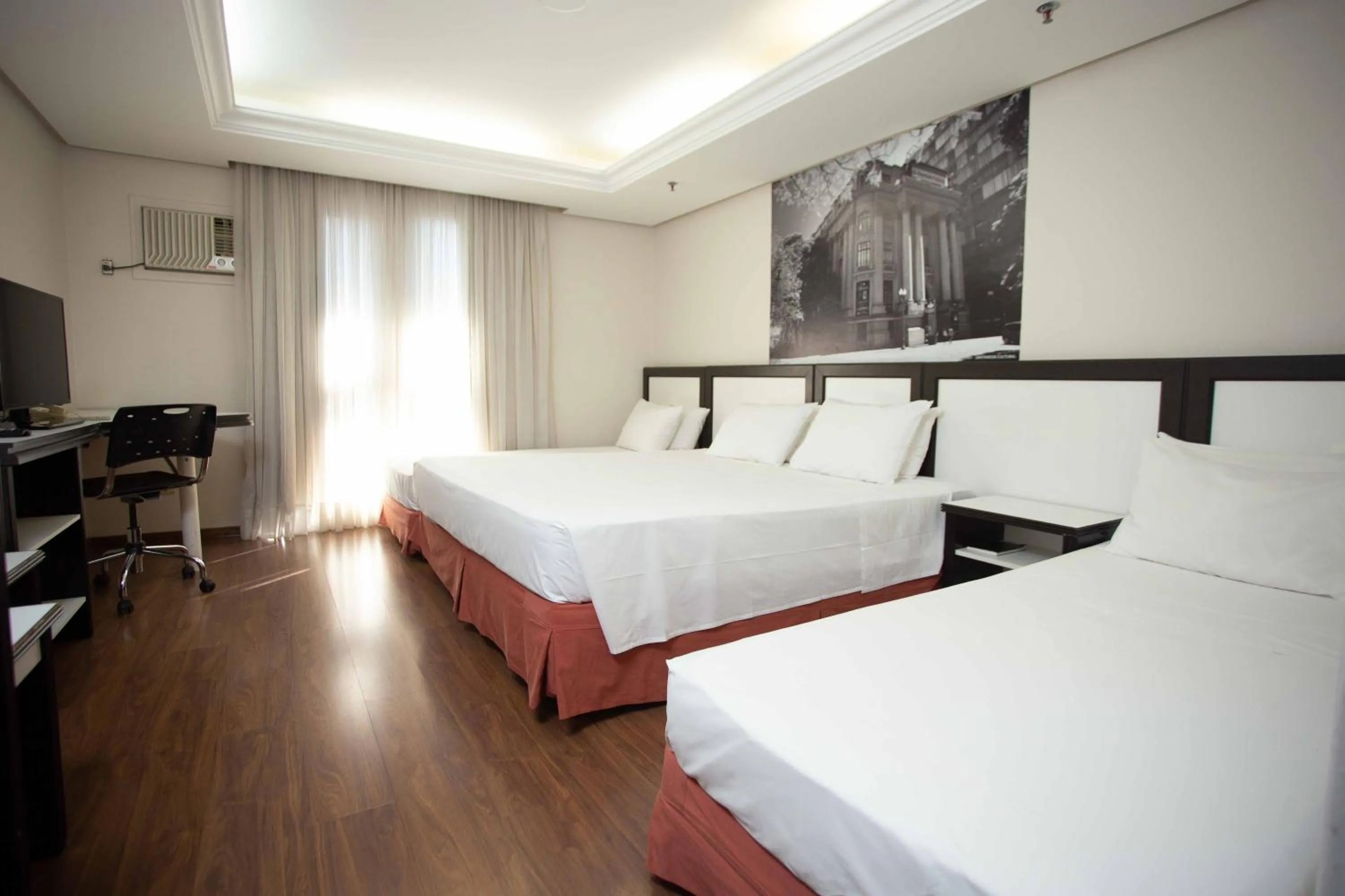 Bed in Master Grande Hotel - Próximo ao Palácio do Governo