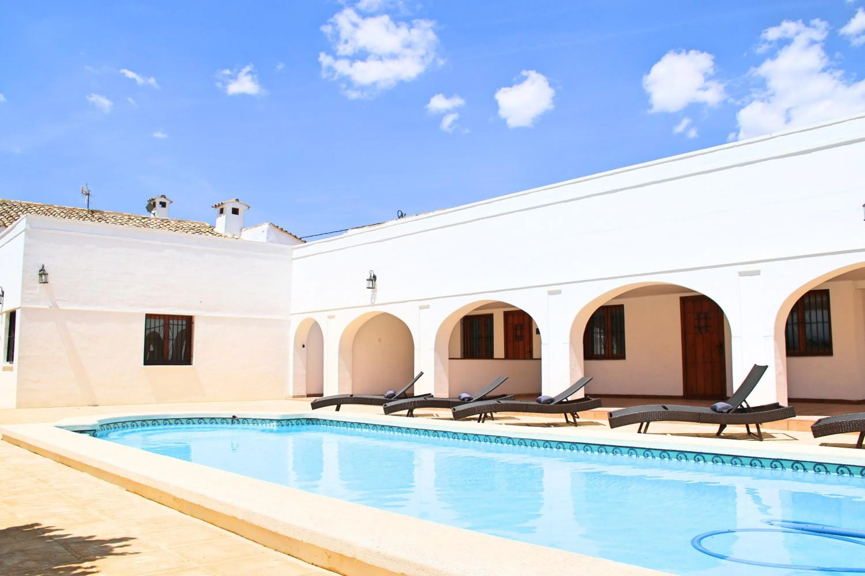 Swimming pool in Casa Solariega