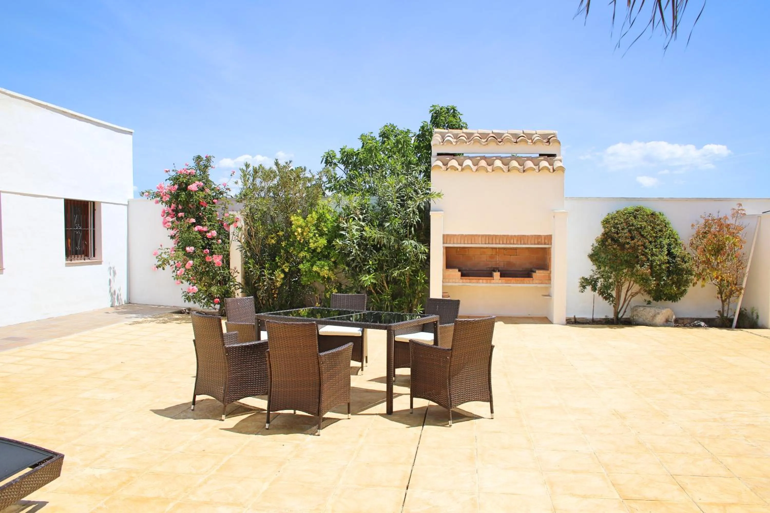 BBQ facilities in Casa Solariega