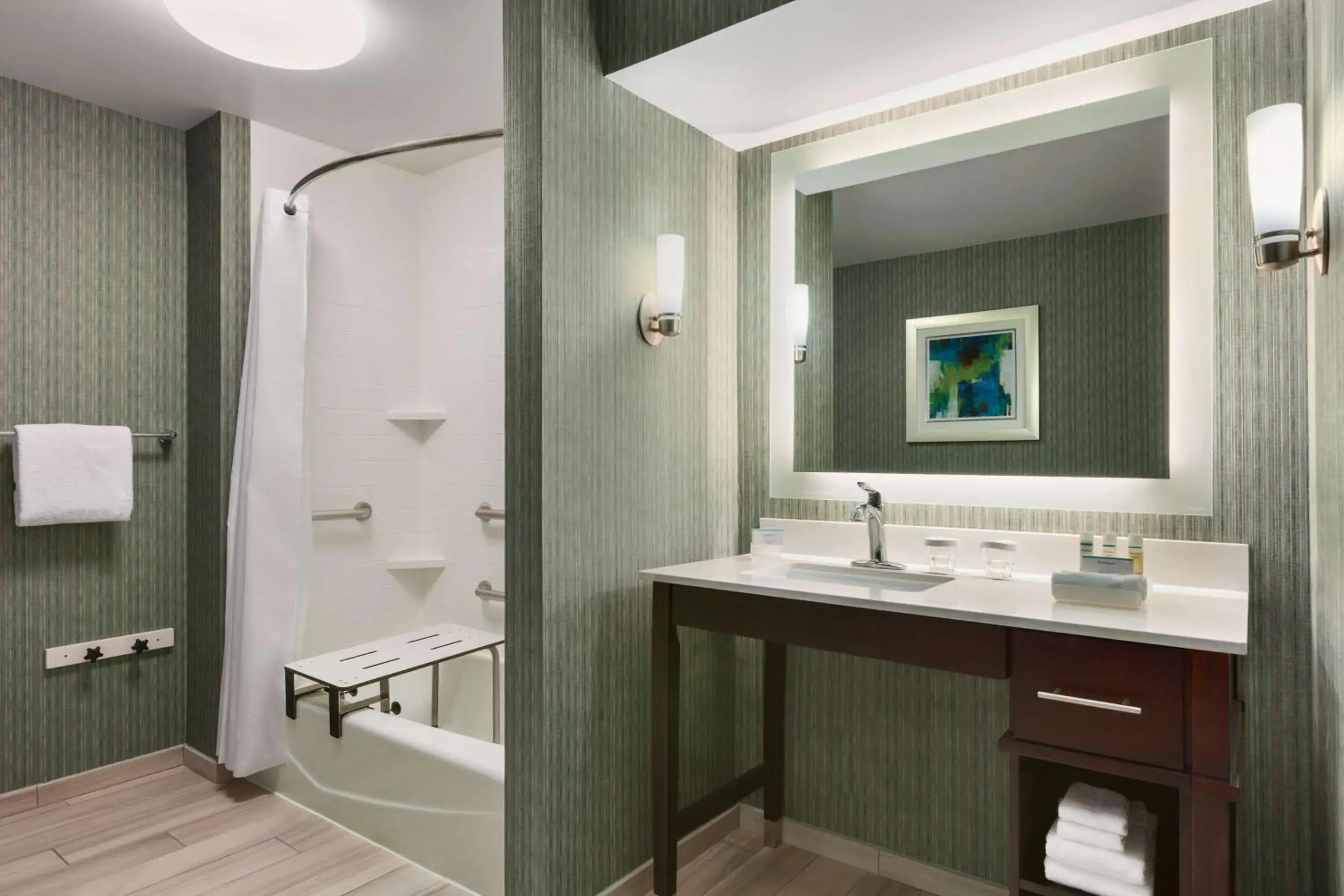 Bathroom in Homewood Suites by Hilton Wilmington-Brandywine Valley