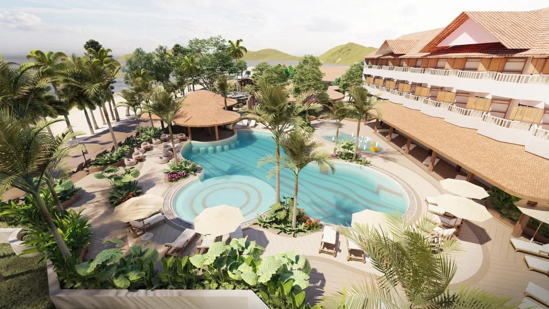 Pool view in Aonang Villa Resort I Beach Front Pool view in Aonang Villa Resort I Beach Front