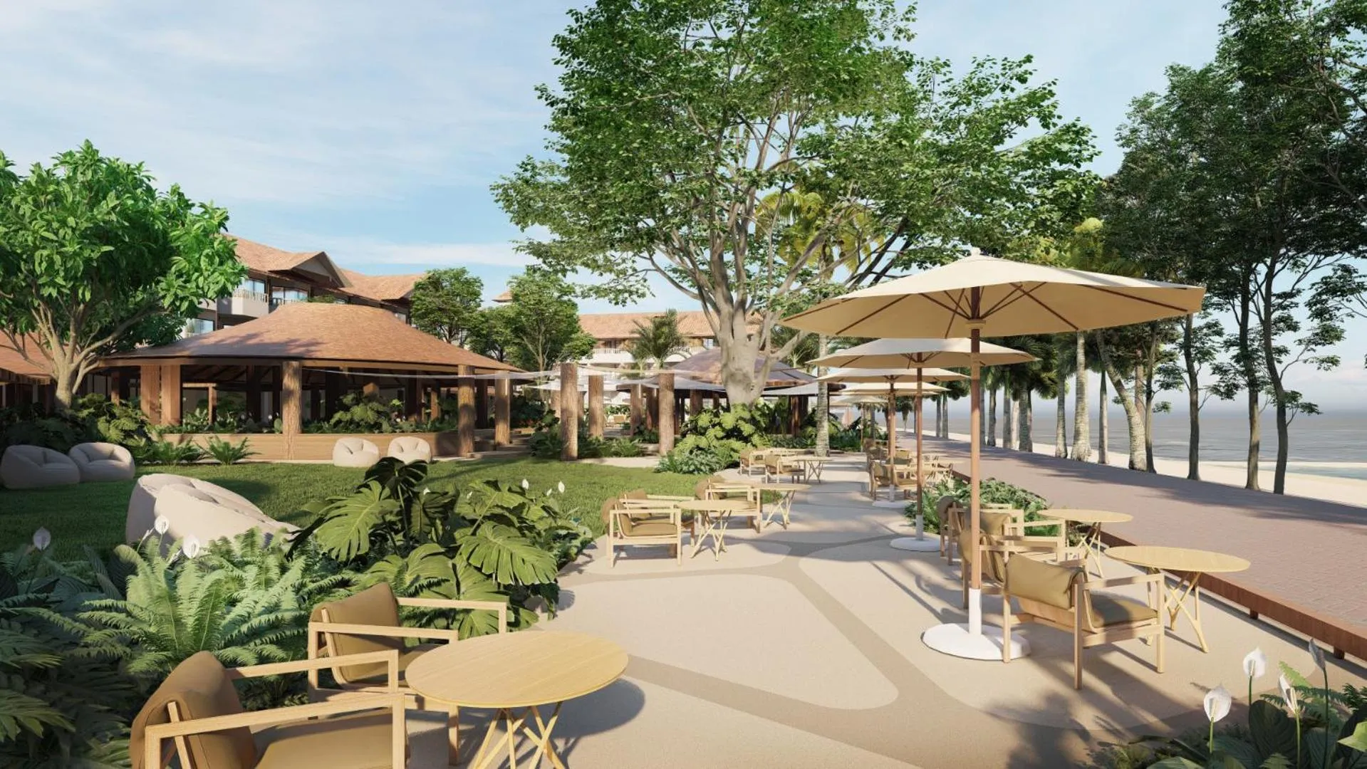 Garden in Aonang Villa Resort I Beach Front