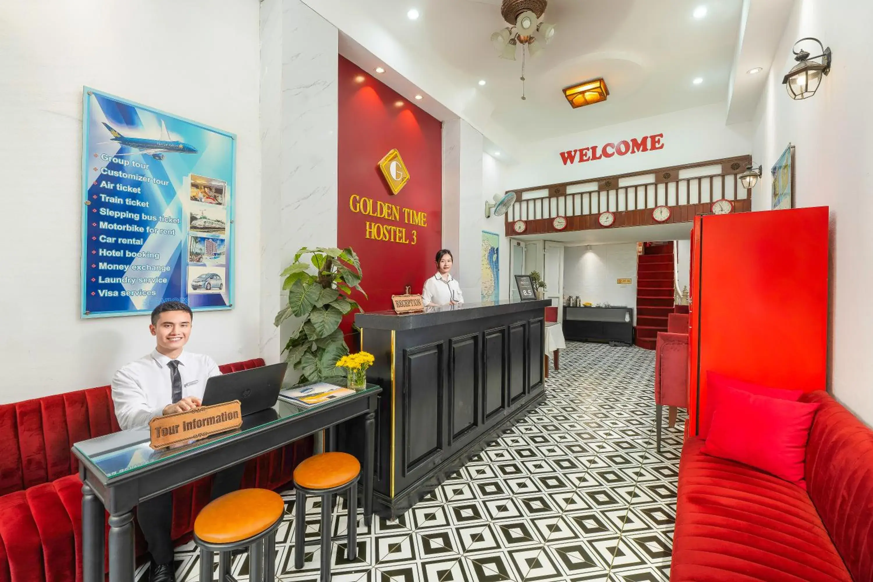 Lobby or reception in Golden Time Hostel 3 Lobby or reception in Golden Time Hostel 3
