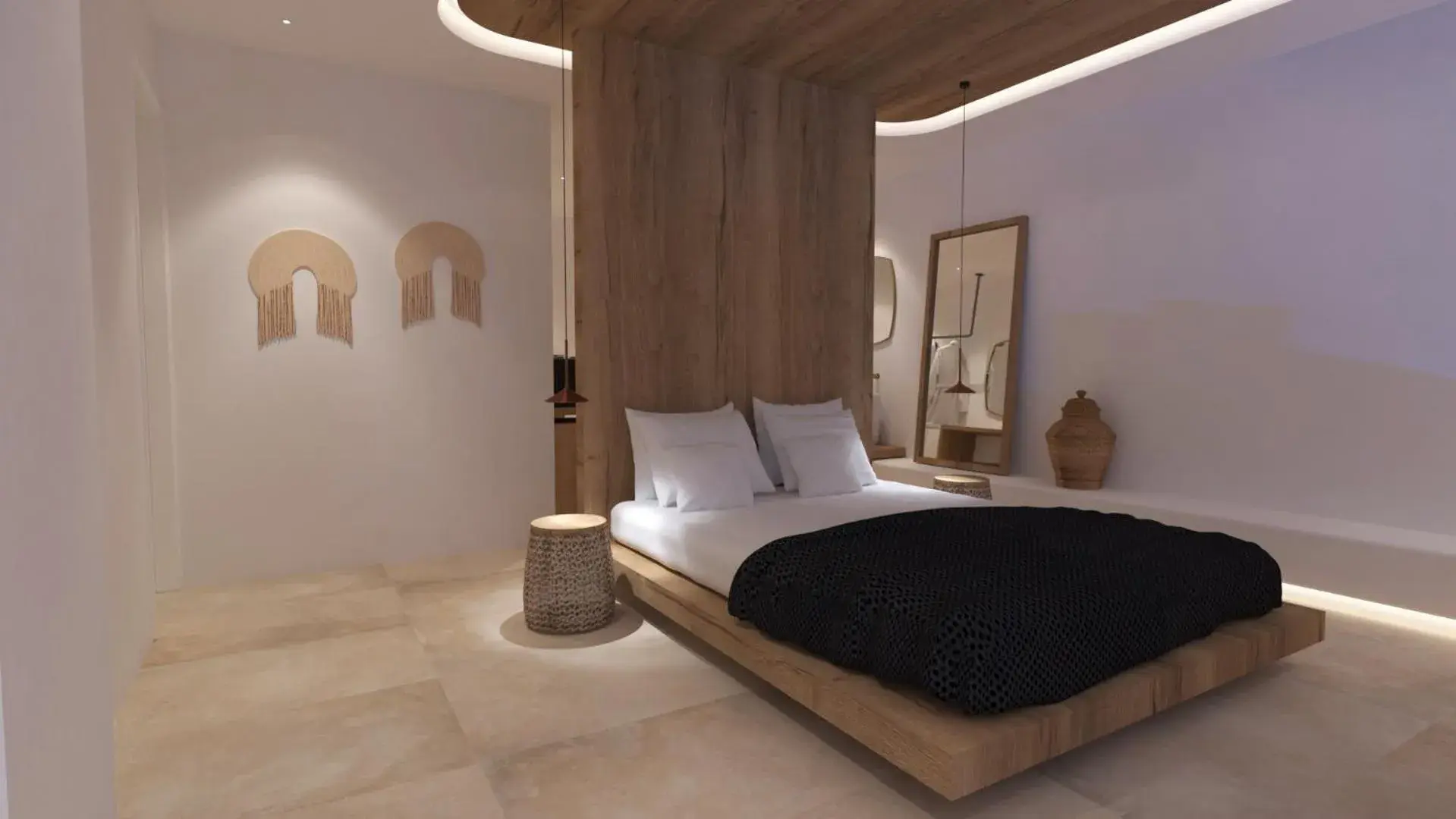 View (from property/room), Bed in Pylaia Boutique Hotel & Spa View (from property/room), Bed in Pylaia Boutique Hotel & Spa