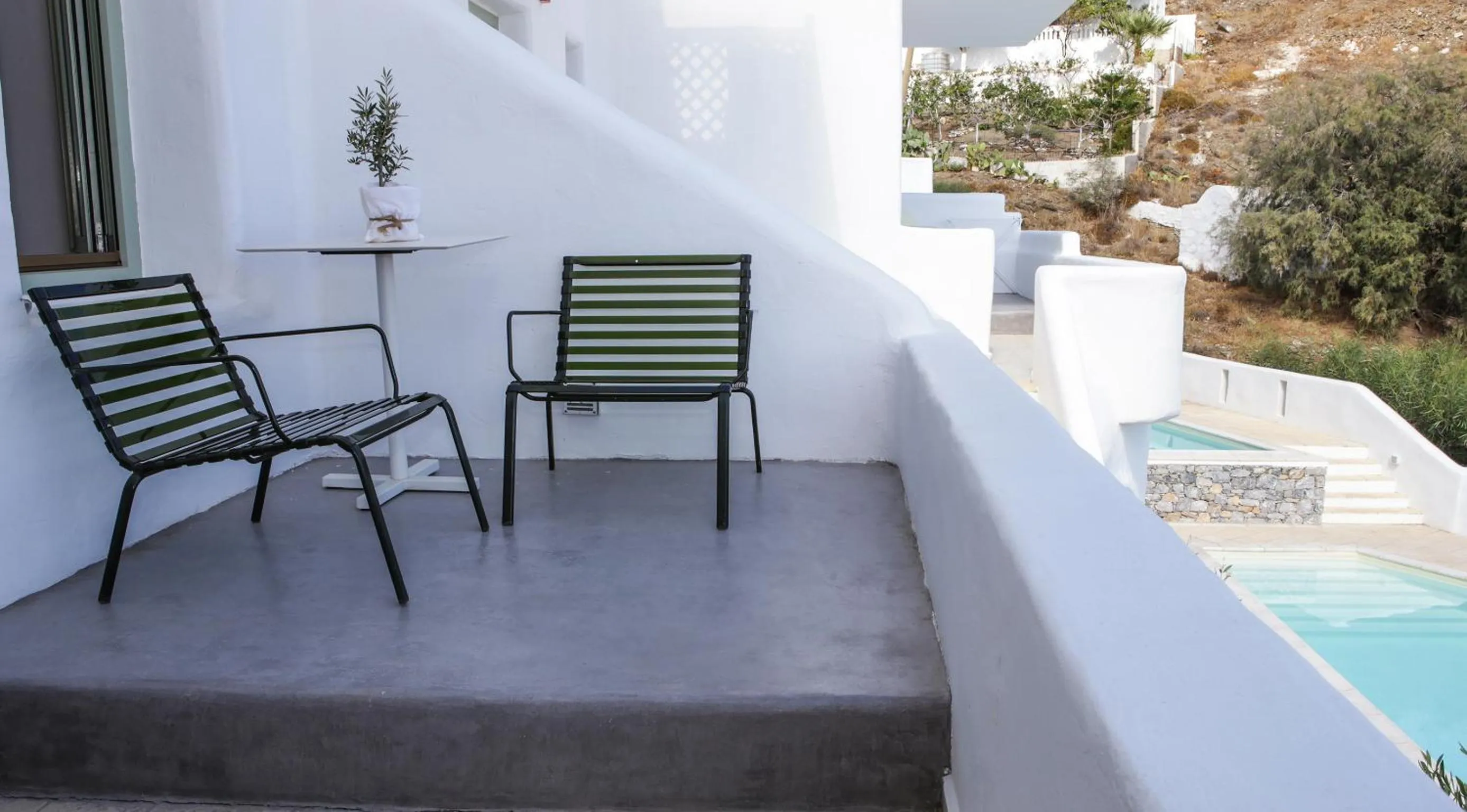Balcony/Terrace in Pylaia Boutique Hotel & Spa