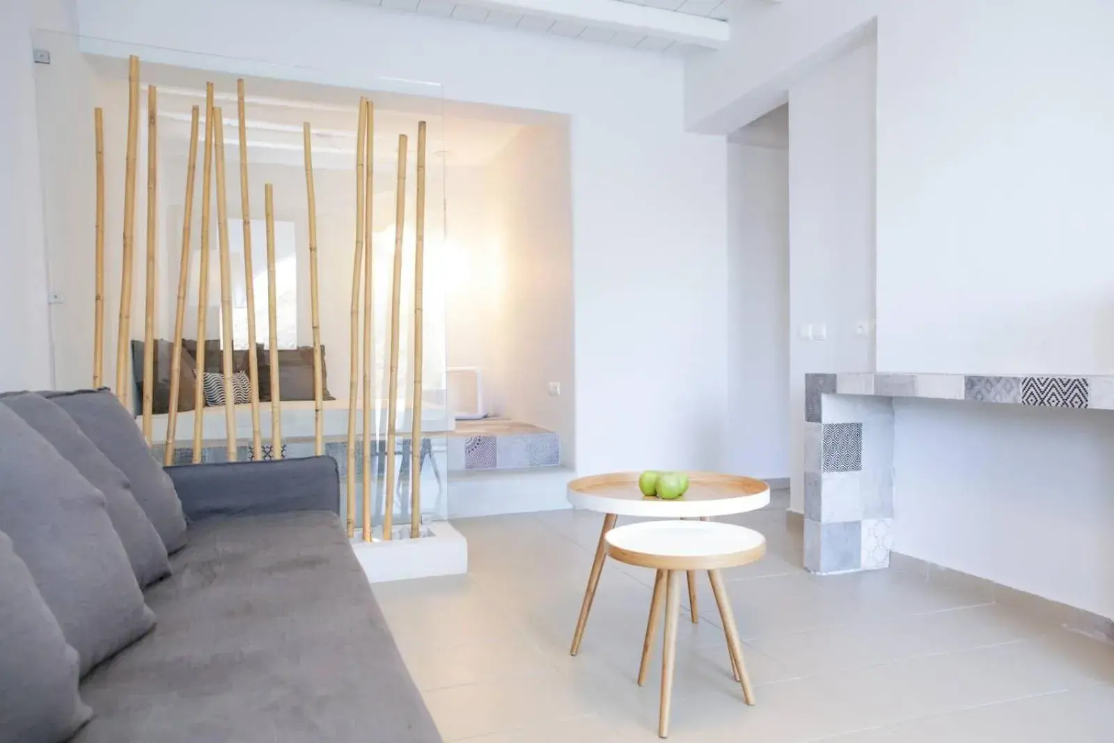 Living room in Pylaia Boutique Hotel & Spa Living room in Pylaia Boutique Hotel & Spa