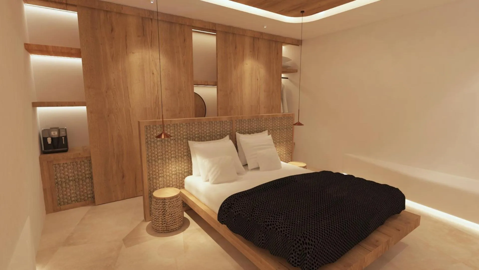 Bed in Pylaia Boutique Hotel & Spa