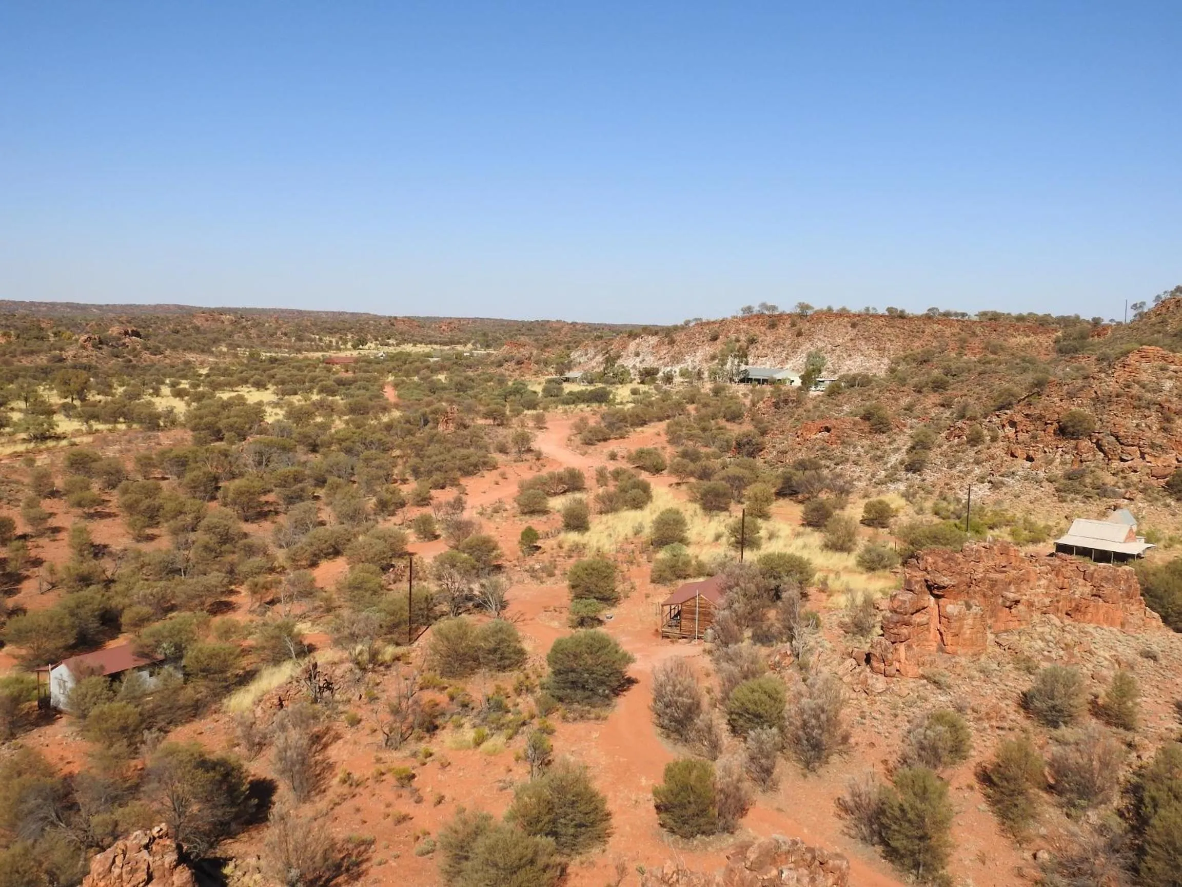 Bird's eye view in Ooraminna Homestead